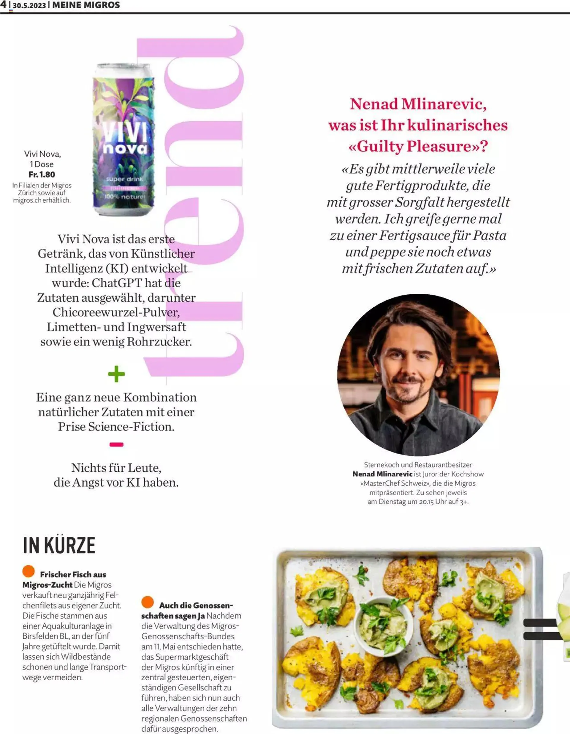 Migros Magazin von 30. Mai bis 31. Dezember 2023 - Prospekt seite  4