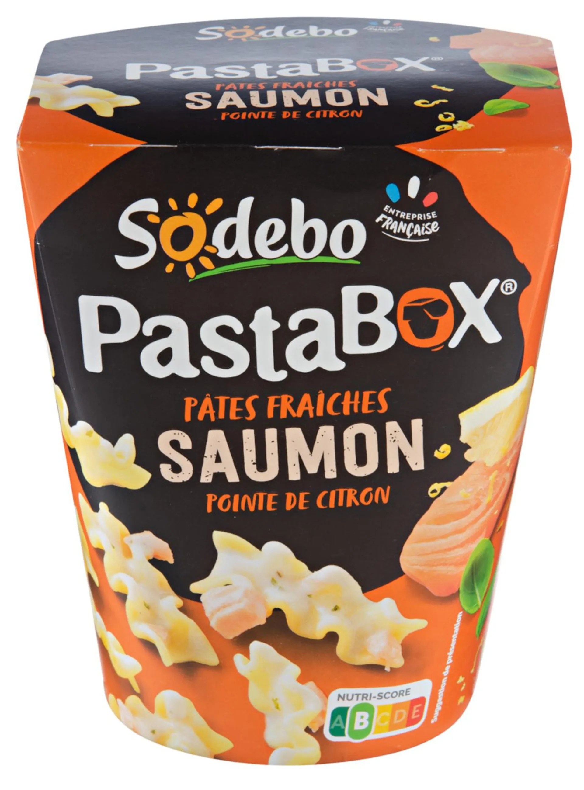 Sodebo Pasta Box Fusilli mit Lachs