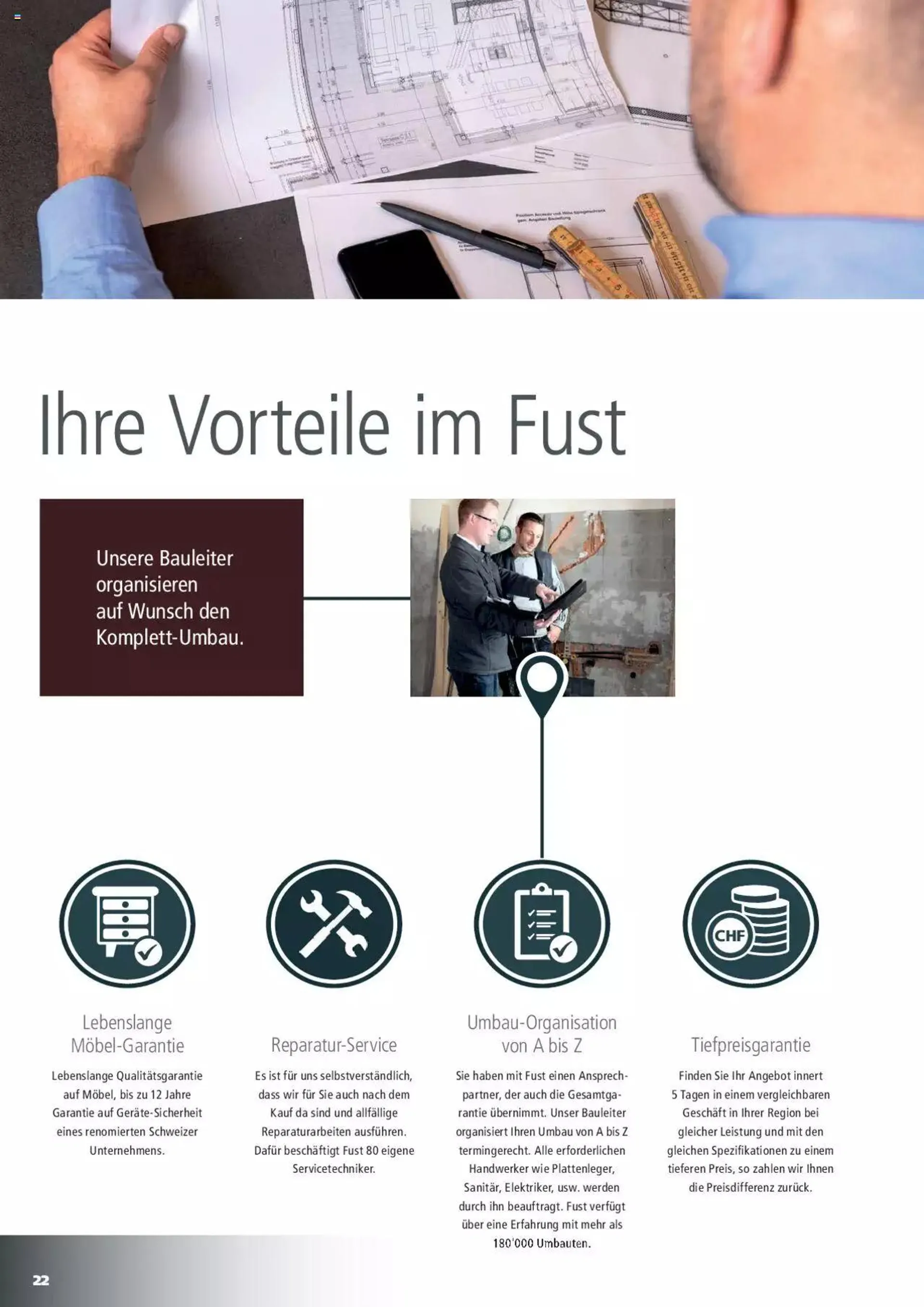 Fust Küchen- und Badezimmerprospekt von 27. Dezember bis 31. Dezember 2024 - Prospekt seite  22