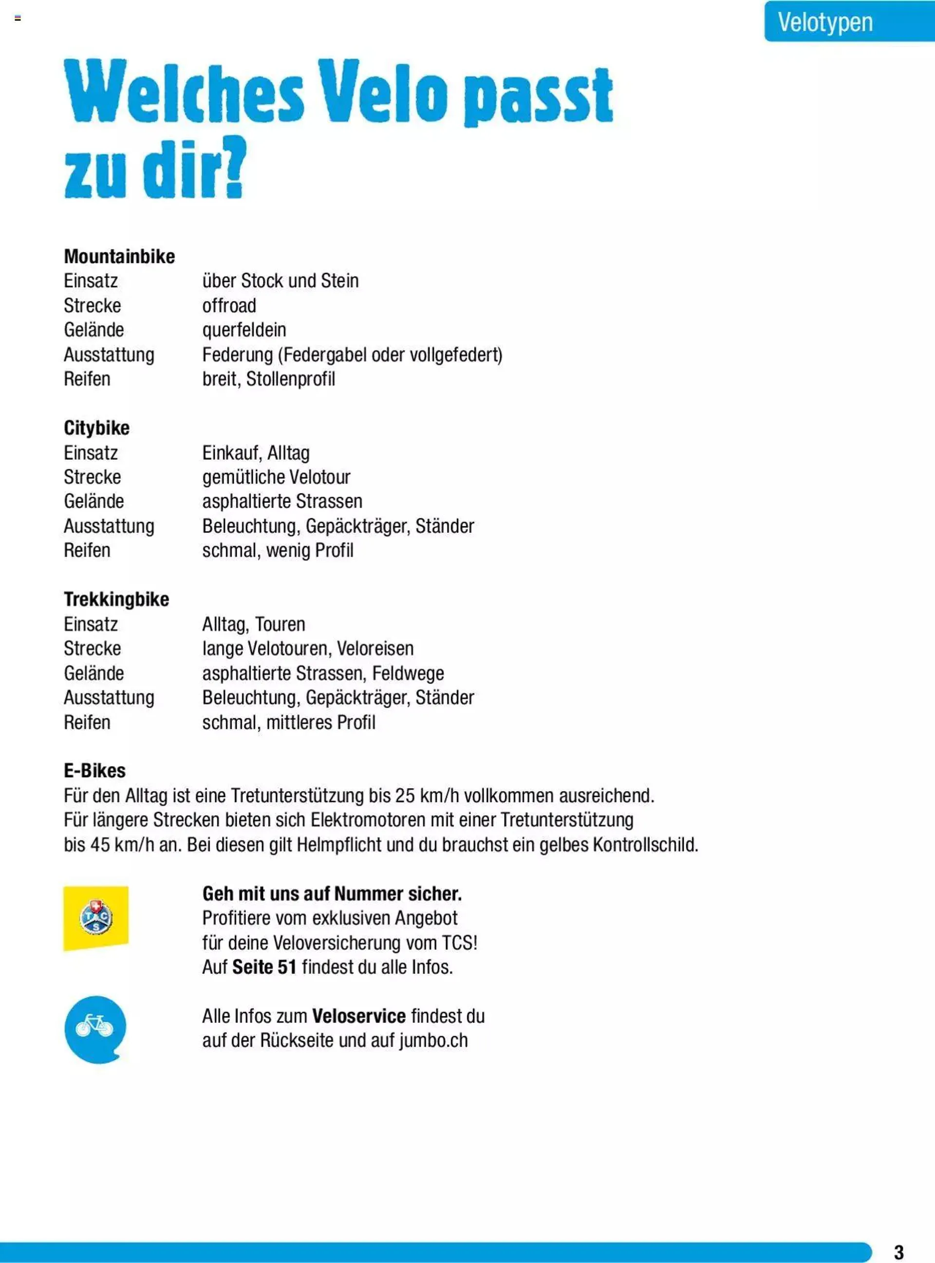 Jumbo Aktionen Dein Velo 2024 von 29. Januar bis 31. Dezember 2024 - Prospekt seite  3