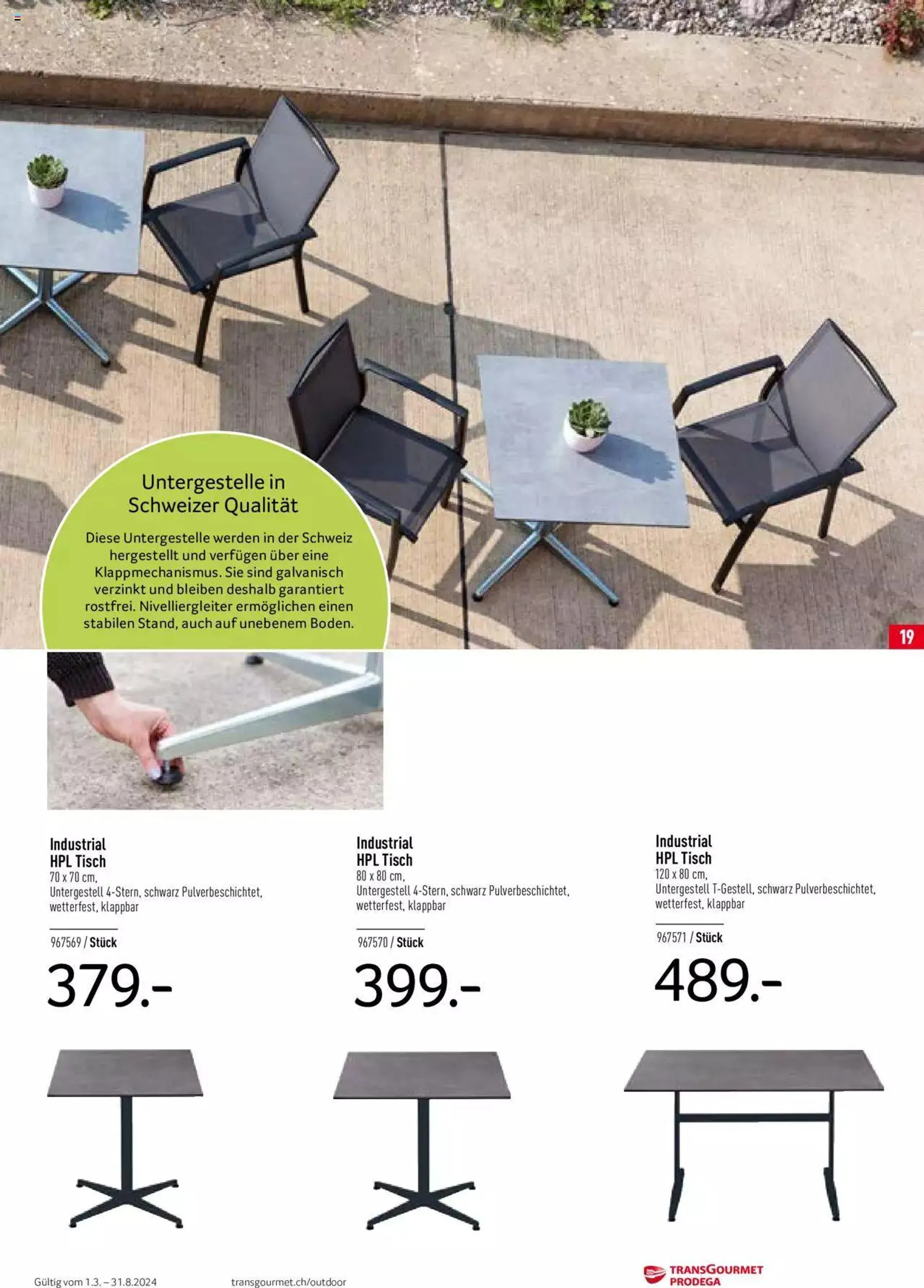 Prodega Outdoor Katalog 2024 von 26. Februar bis 26. Februar 2025 - Prospekt seite  19