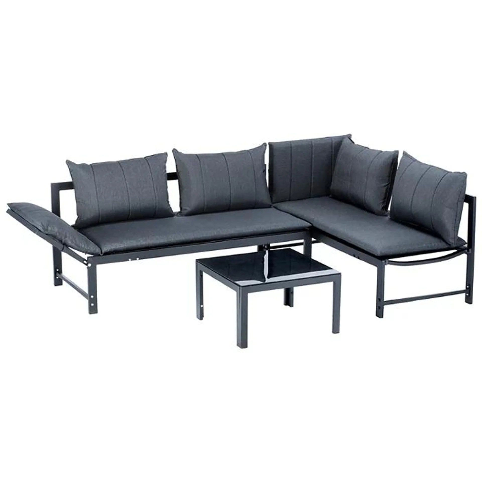 BELAVI Alu-Lounge, 3er Set