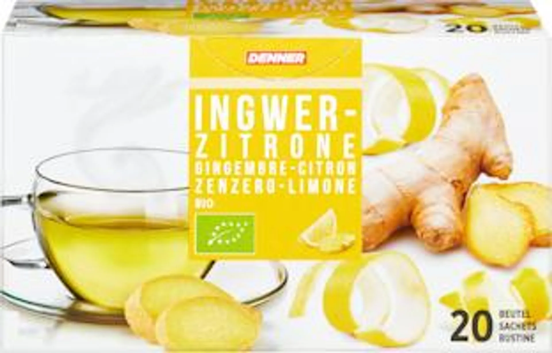 Denner Tee Ingwer-Zitrone