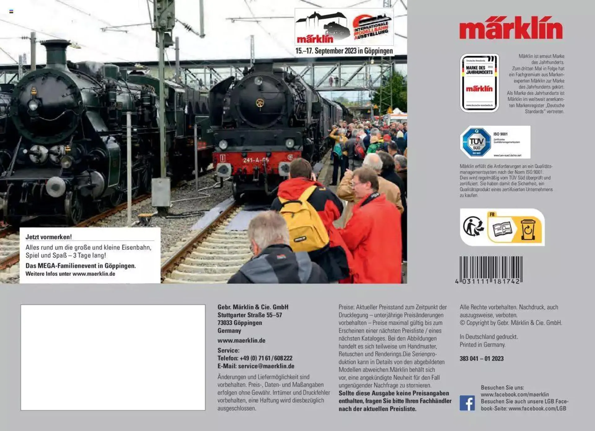 Conrad Märklin Neuheiten 2023 von 13. März bis 31. Dezember 2023 - Prospekt seite  164