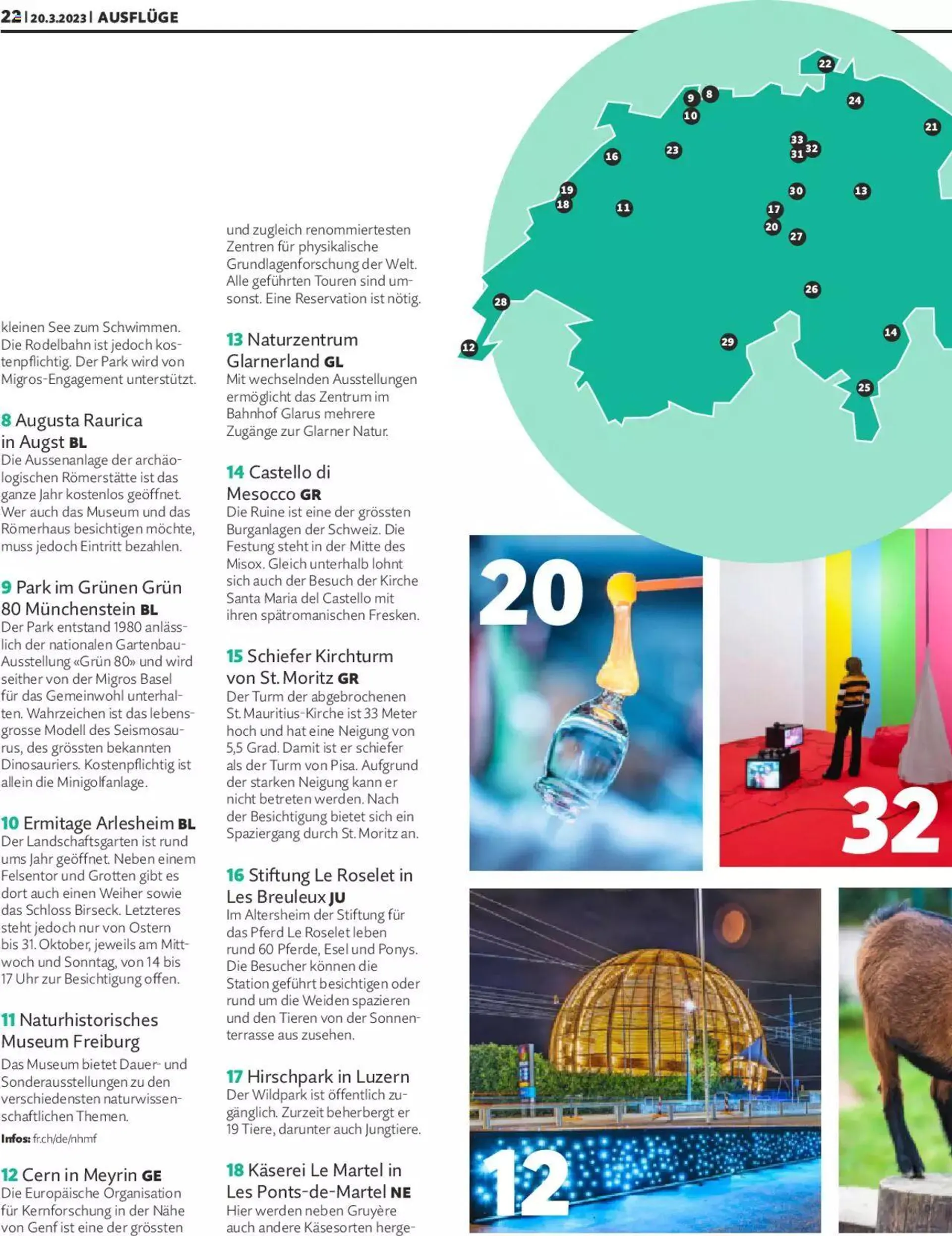 Migros - Magazin von 20. März bis 31. Dezember 2023 - Prospekt seite  22