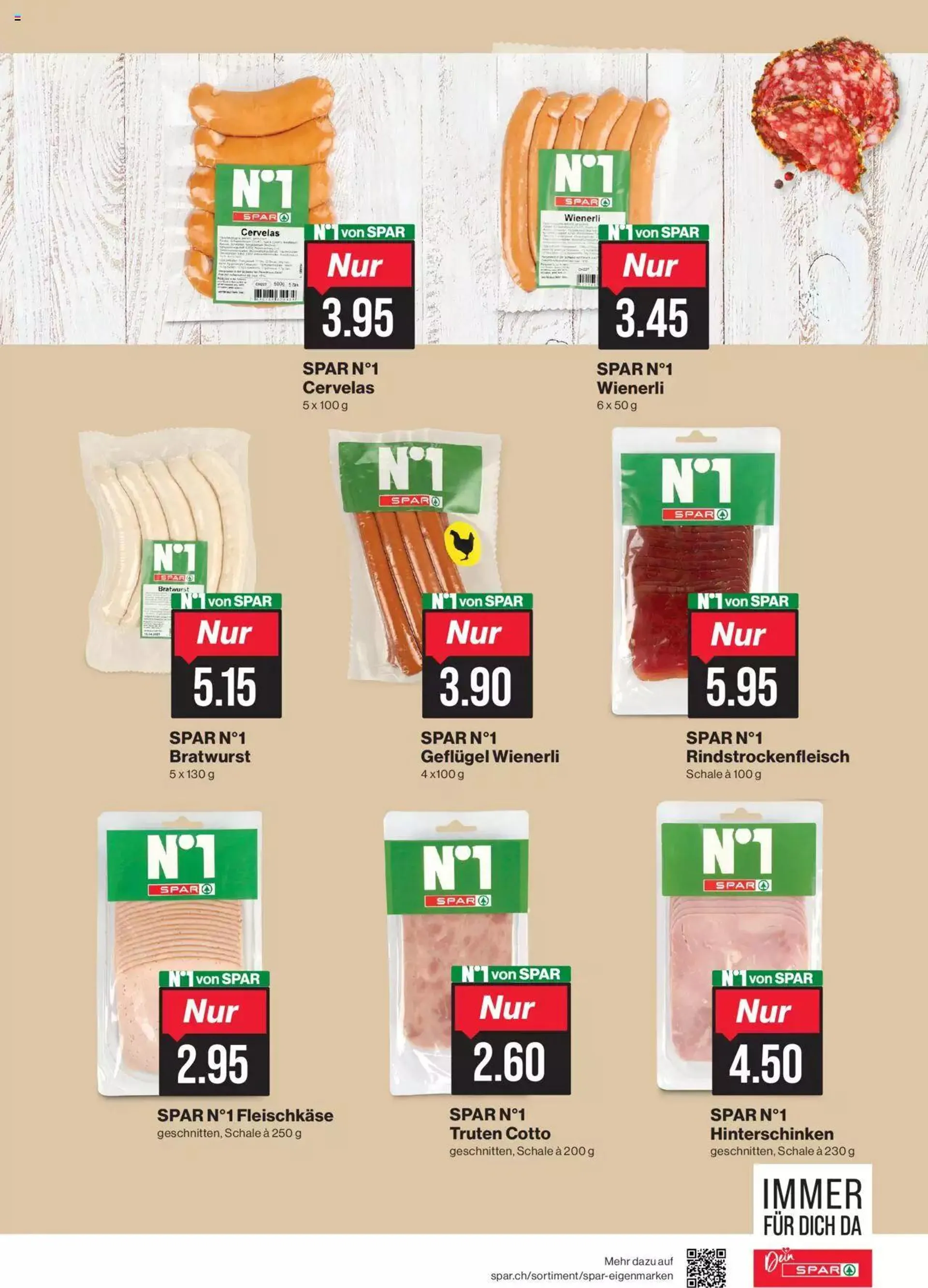 SPAR Aktionen Täglich sparen von 6. Juni bis 31. Dezember 2023 - Prospekt seite  3
