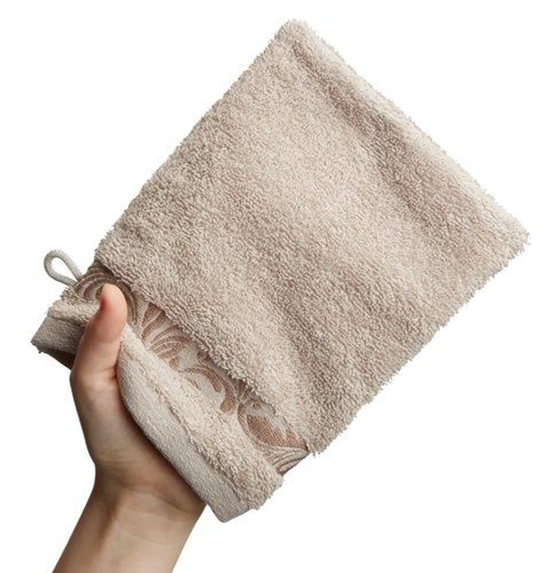 Waschhandschuh MALPASO 15x21 taupe KRONBORG