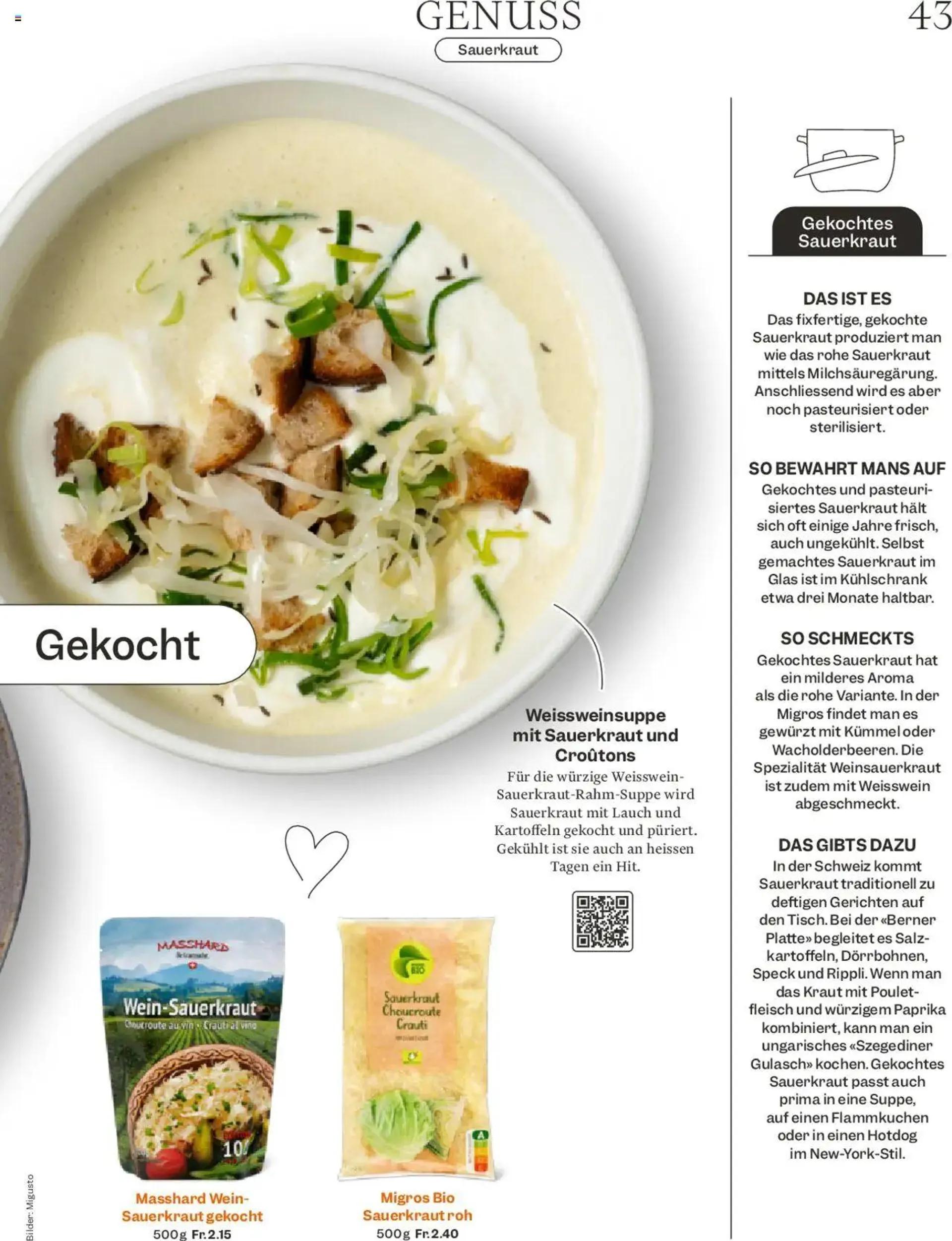 Migros - Magazin von 14. Oktober bis 20. Oktober 2024 - Prospekt seite  43