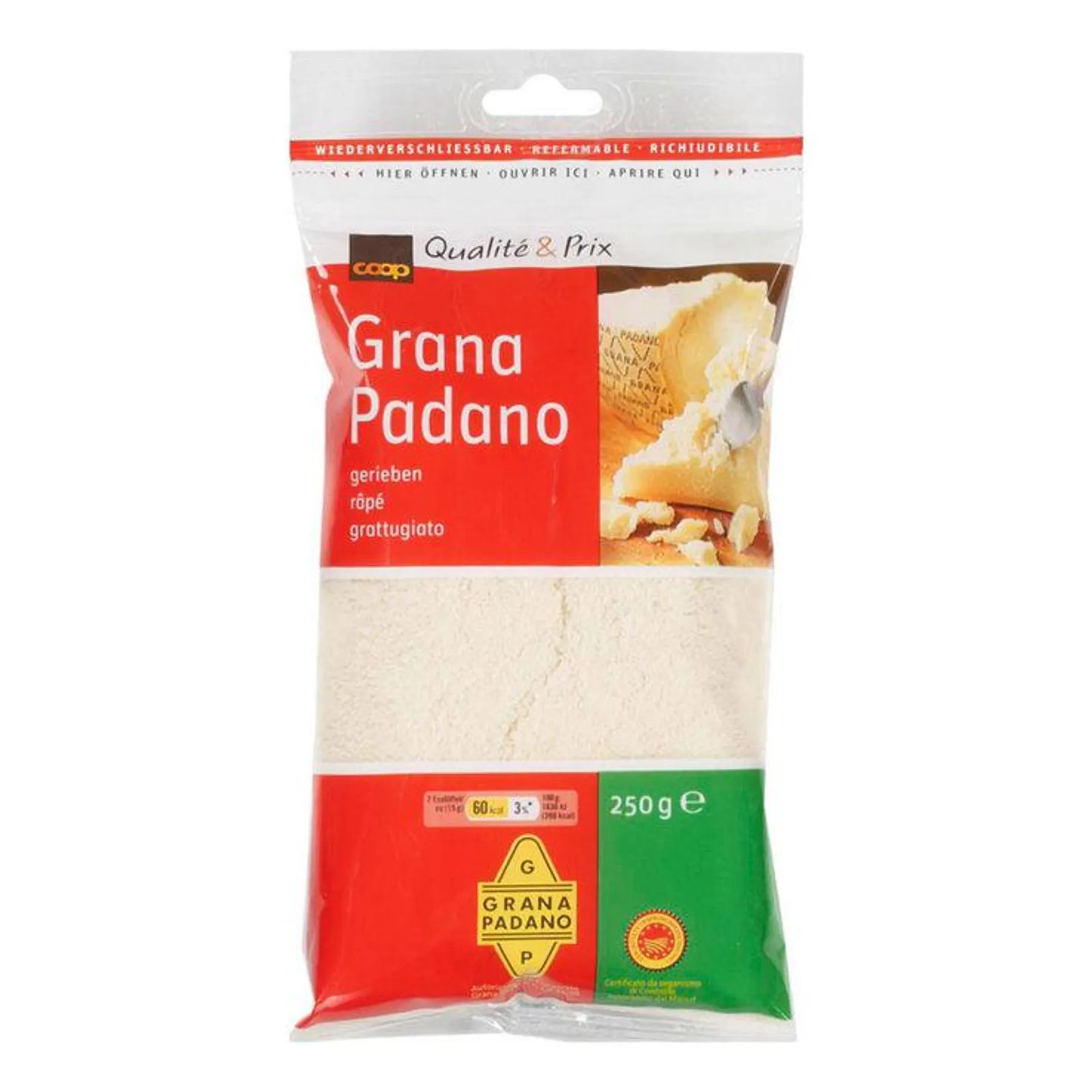Grana Padano Reibkäse