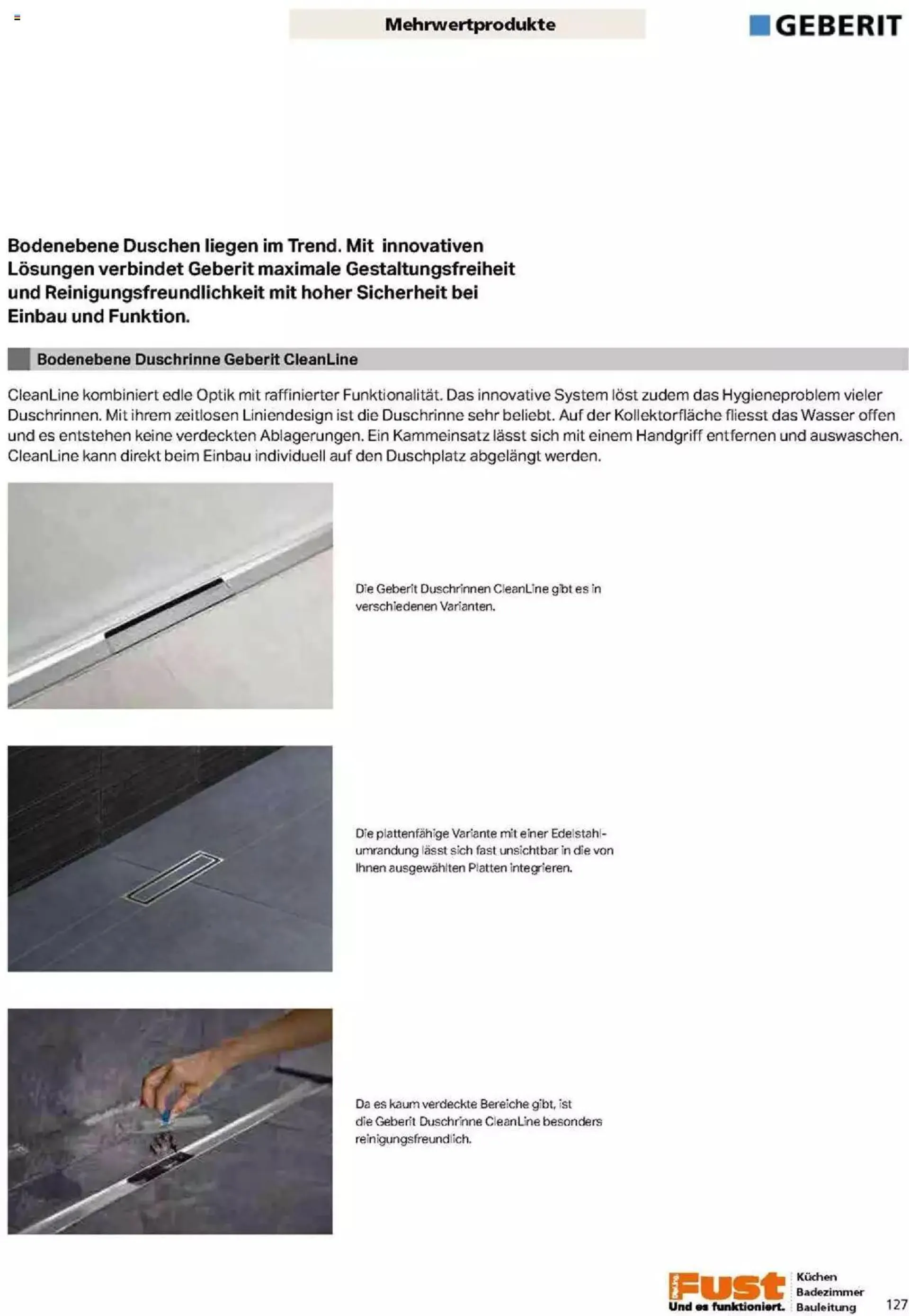 Fust Badezimmermagazin von 17. April bis 31. Dezember 2023 - Prospekt seite  127