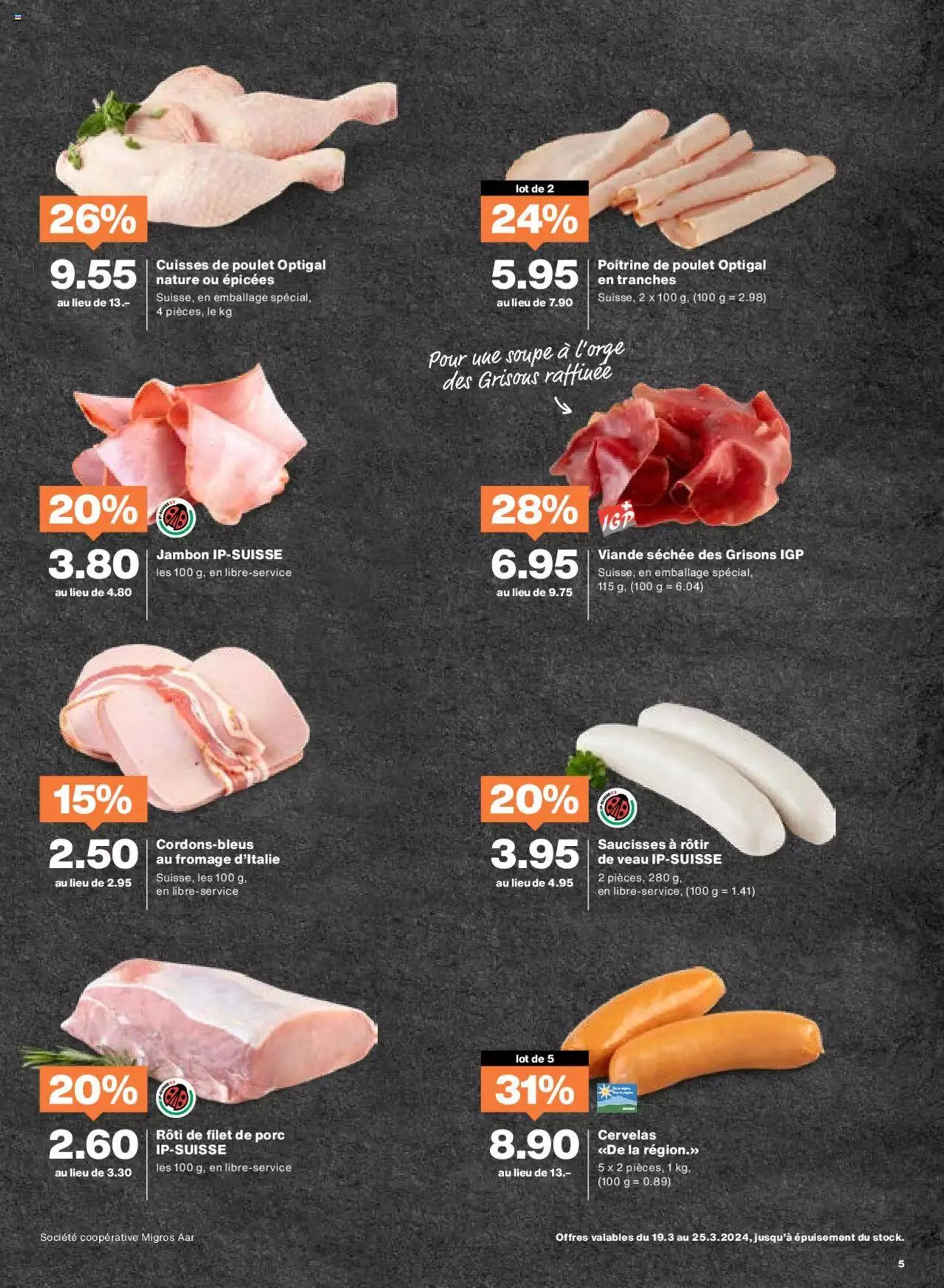 Migros Aktionen von 19. März bis 25. März 2024 - Prospekt seite  5