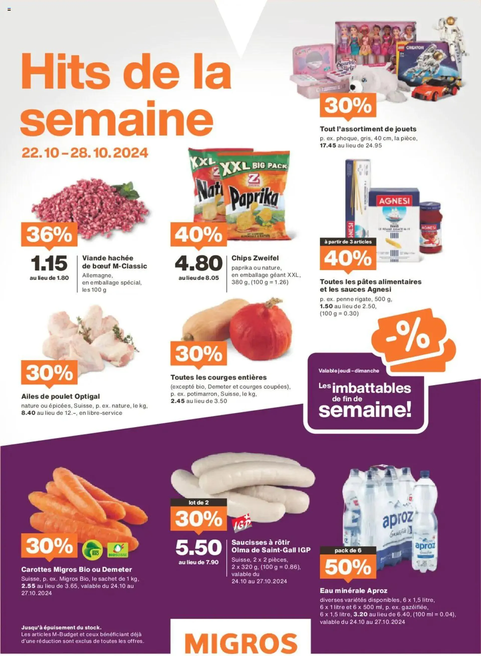 Migros Magazin FR von 21. Oktober bis 27. Oktober 2024 - Prospekt seite  80