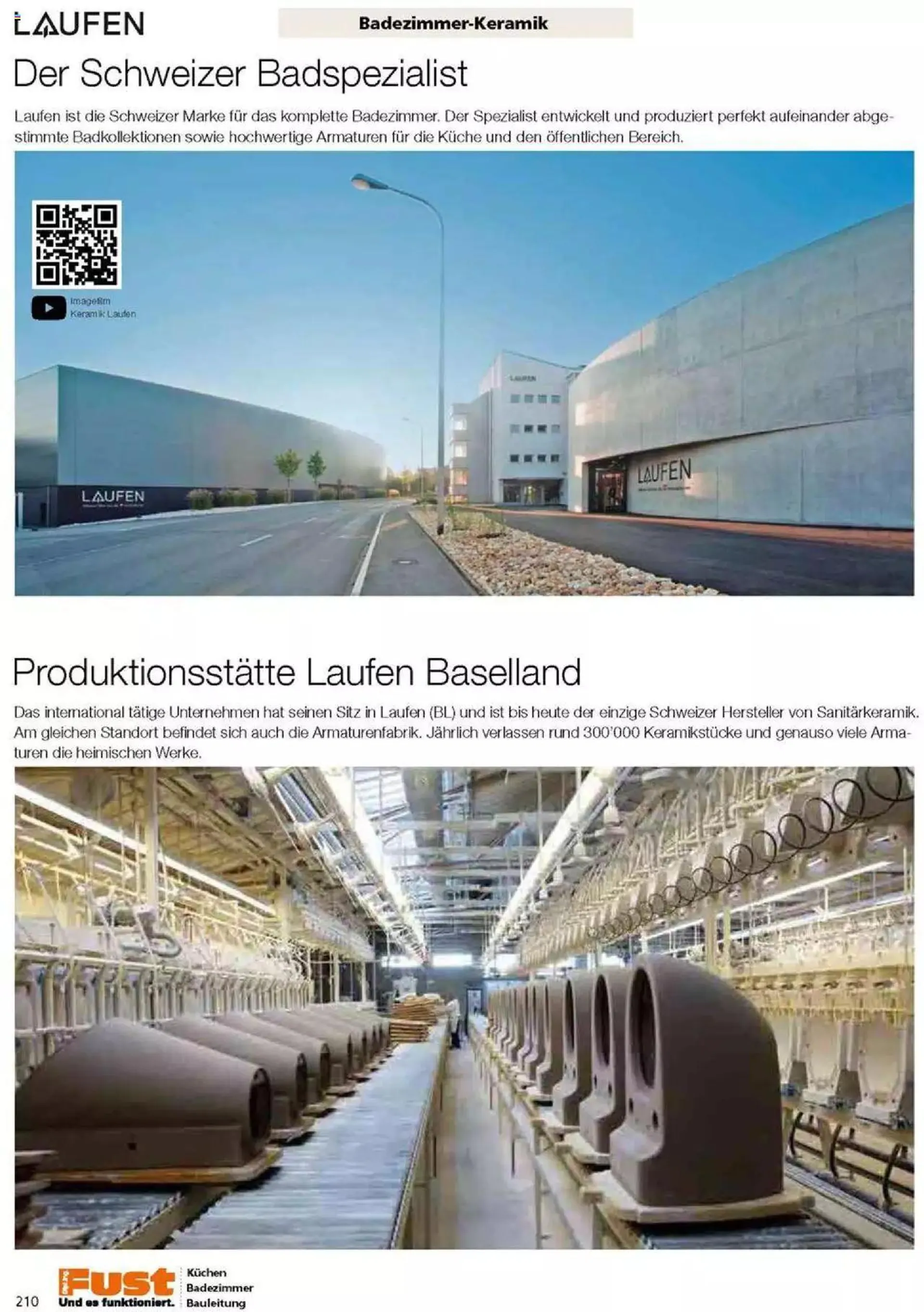Fust Badezimmermagazin von 17. April bis 31. Dezember 2023 - Prospekt seite  210