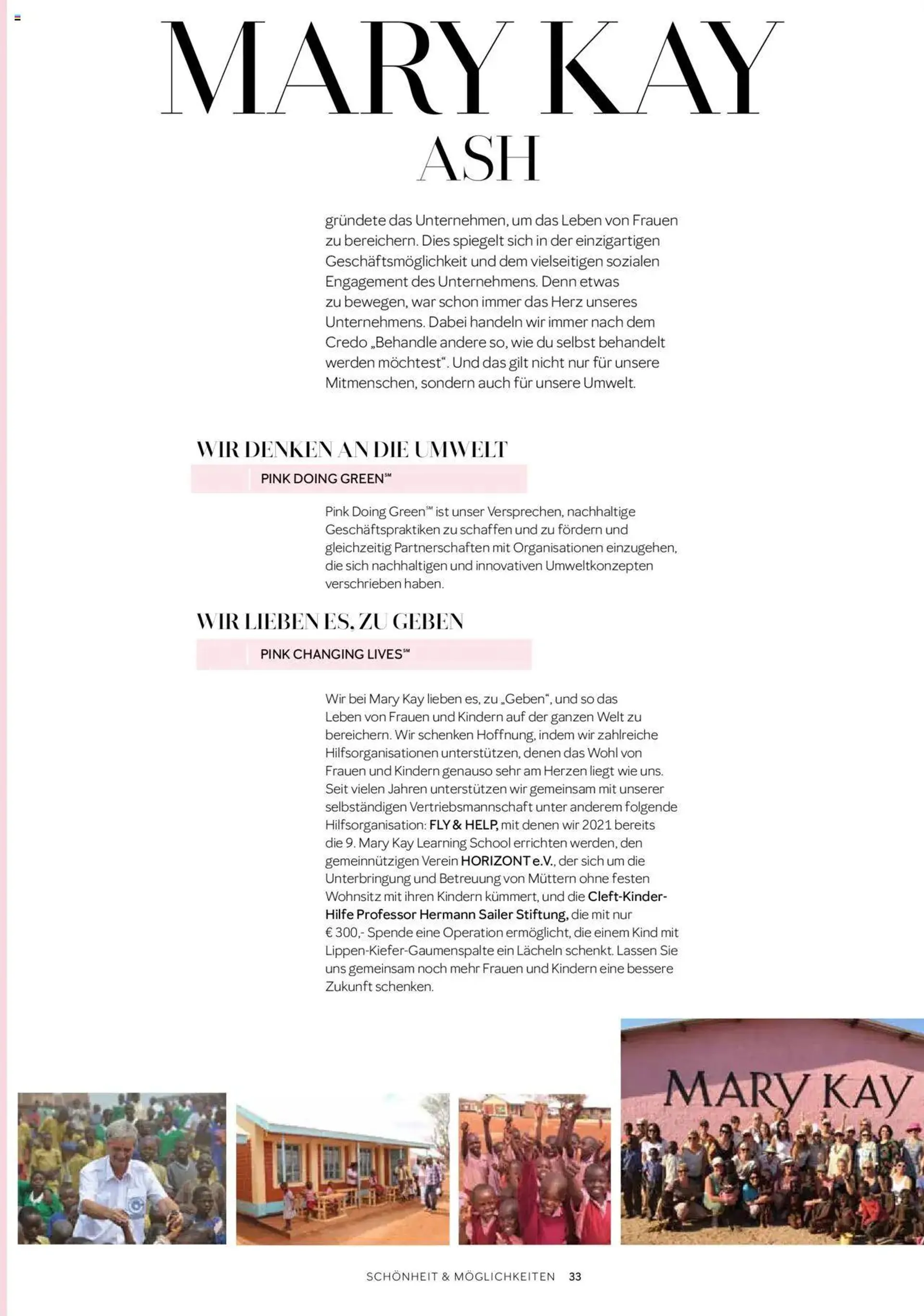 Mary Kay Aktionen Schönheit & Möglichkeiten von 18. Oktober bis 31. Dezember 2024 - Prospekt seite  33