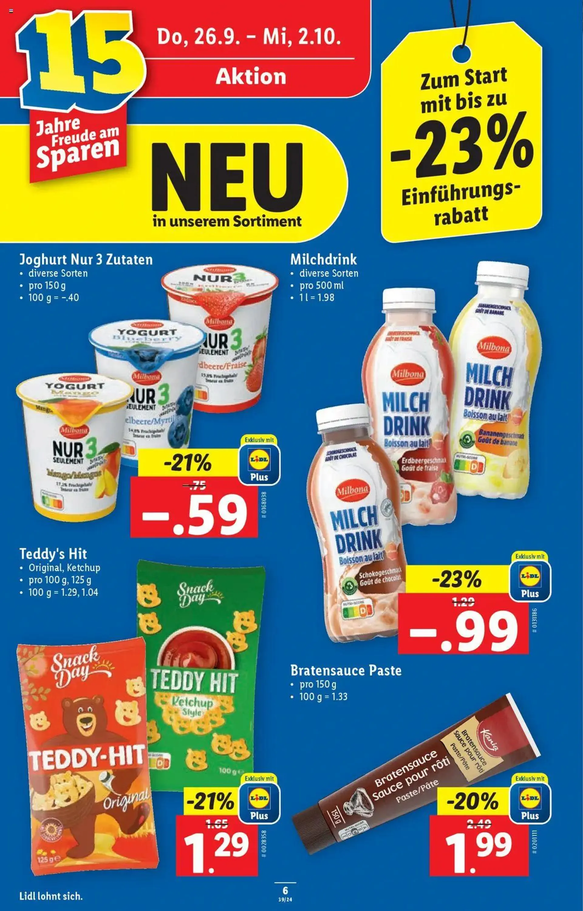 Lidl Aktionen von 26. September bis 2. Oktober 2024 - Prospekt seite  6