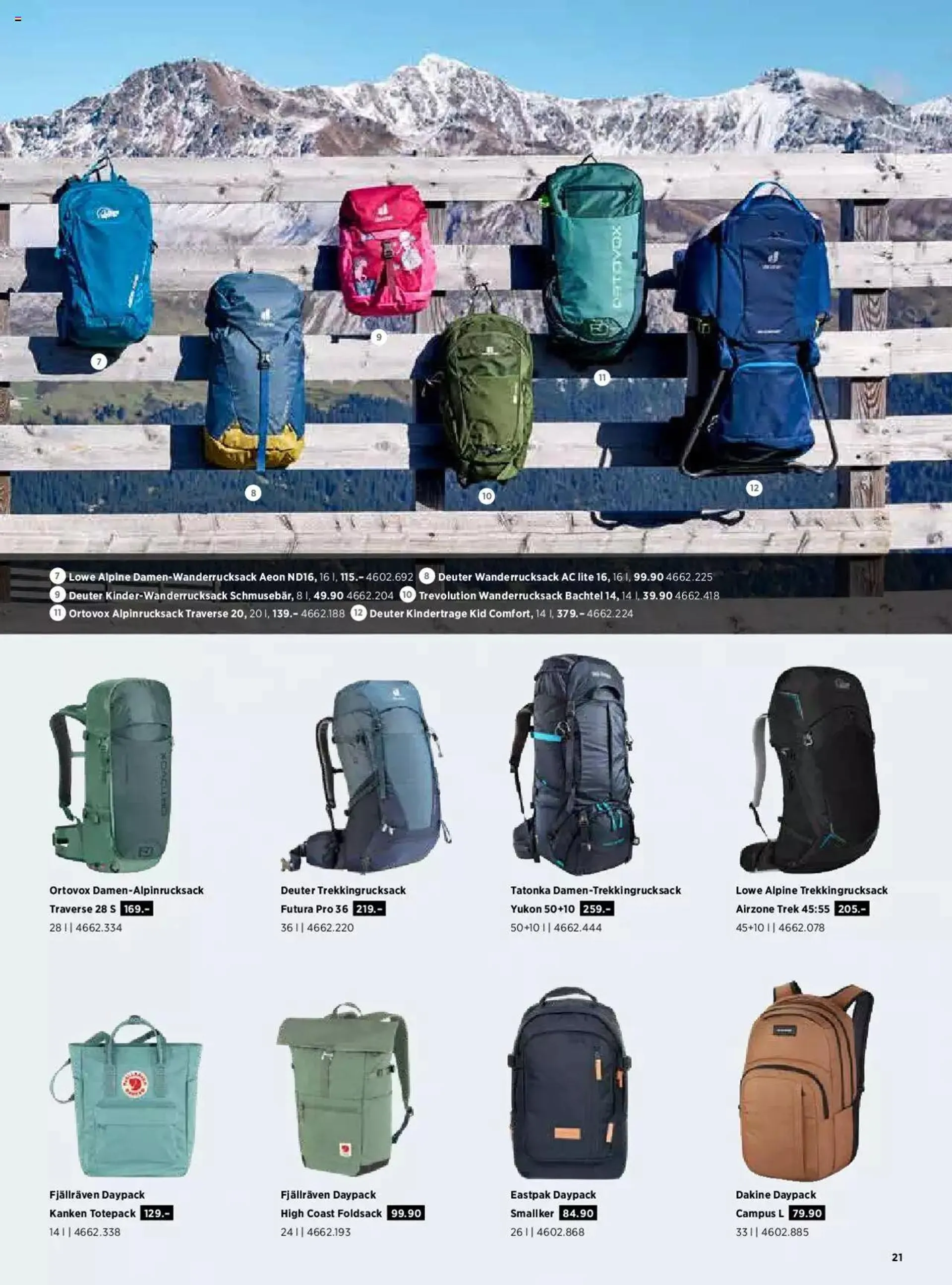 SportXX - Trekking 2022 von 6. April bis 31. Dezember 2023 - Prospekt seite  21