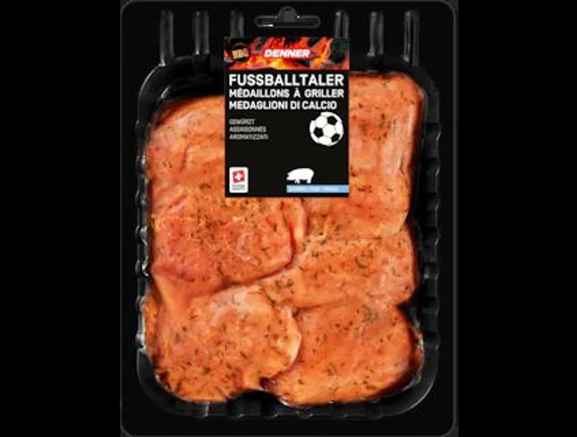 Denner BBQ Fussballtaler