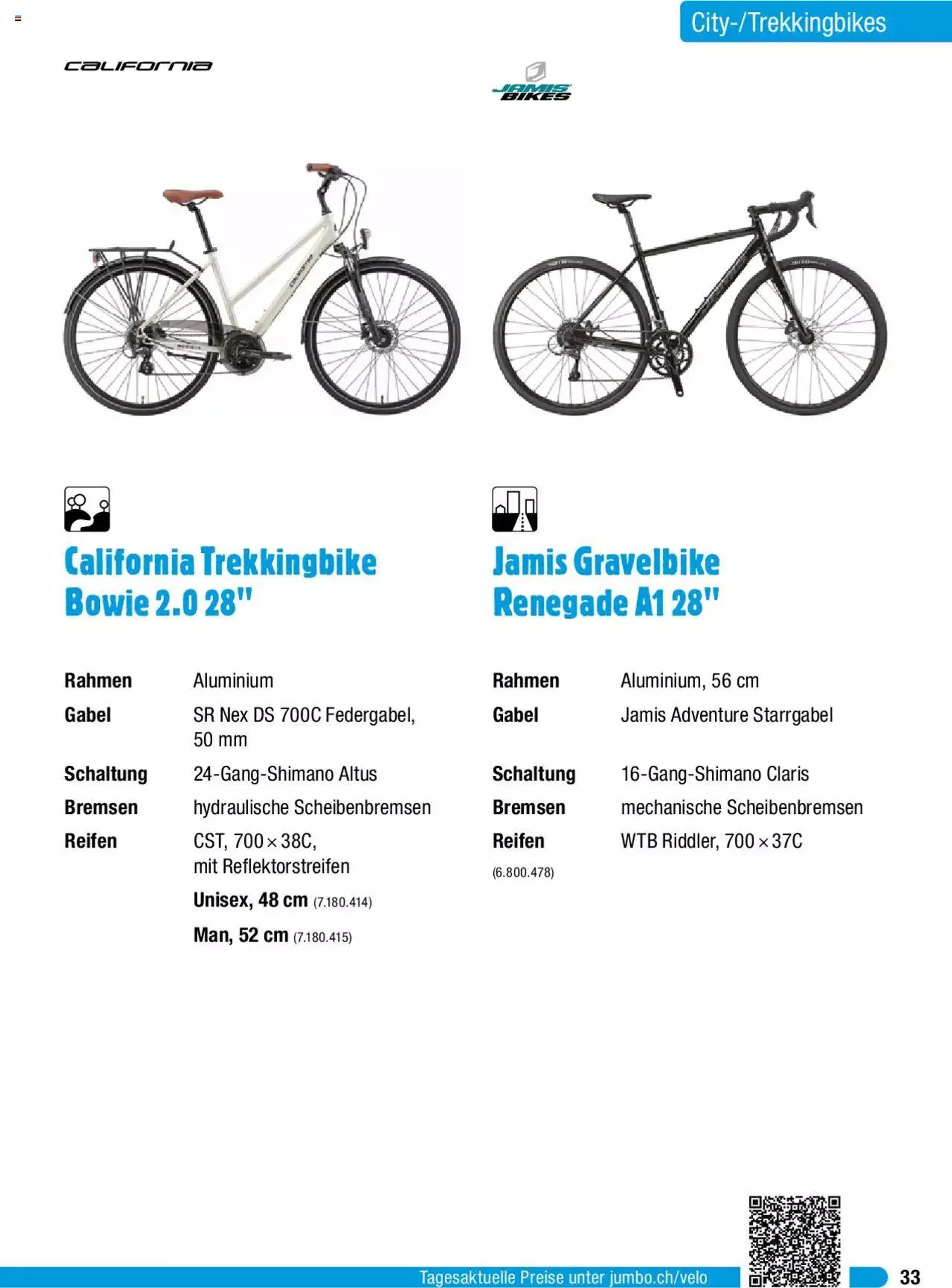 Jumbo Aktionen Dein Velo 2024 von 29. Januar bis 31. Dezember 2024 - Prospekt seite  33