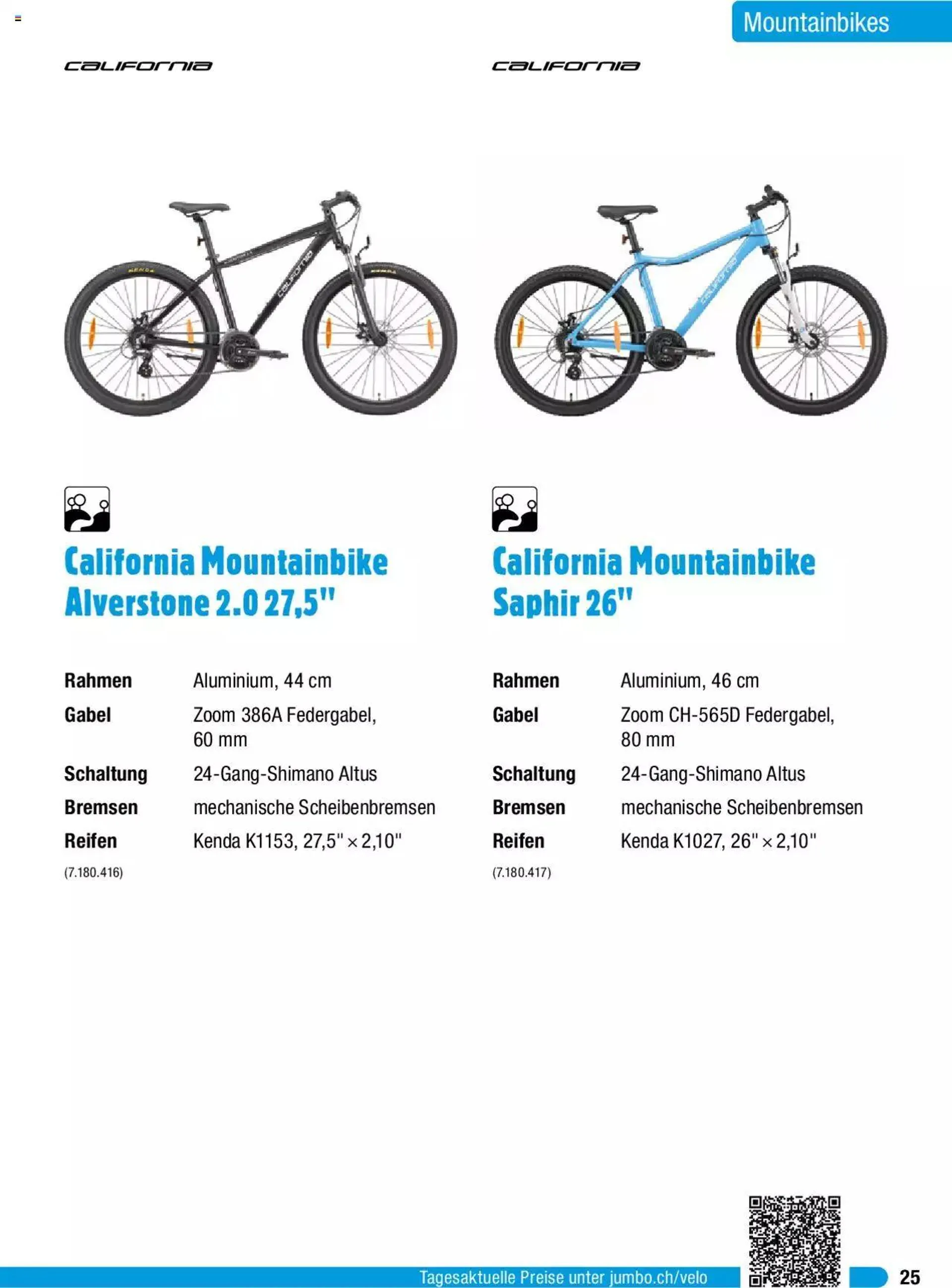 Jumbo Aktionen Dein Velo 2024 von 29. Januar bis 31. Dezember 2024 - Prospekt seite  25