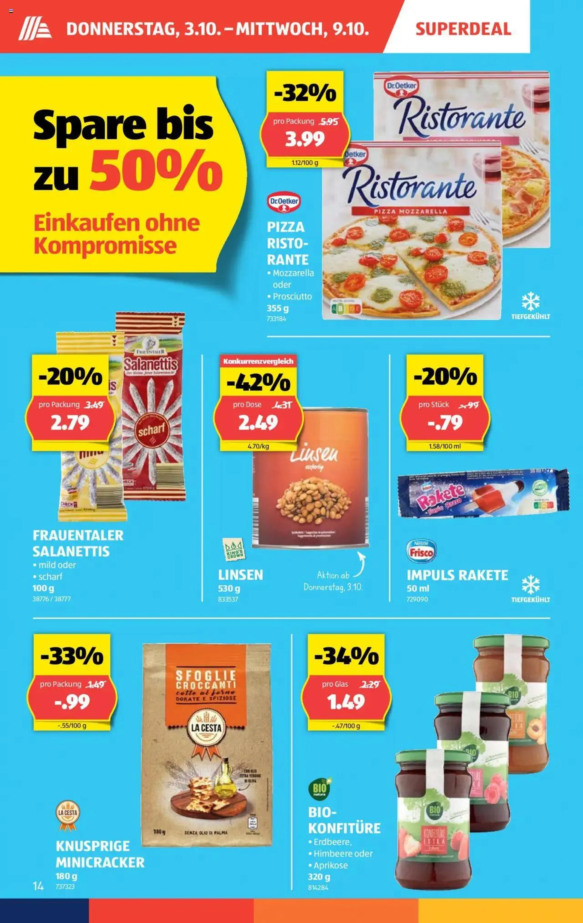 Aldi Aktionen von 3. Oktober bis 9. Oktober 2024 - Prospekt seite  14