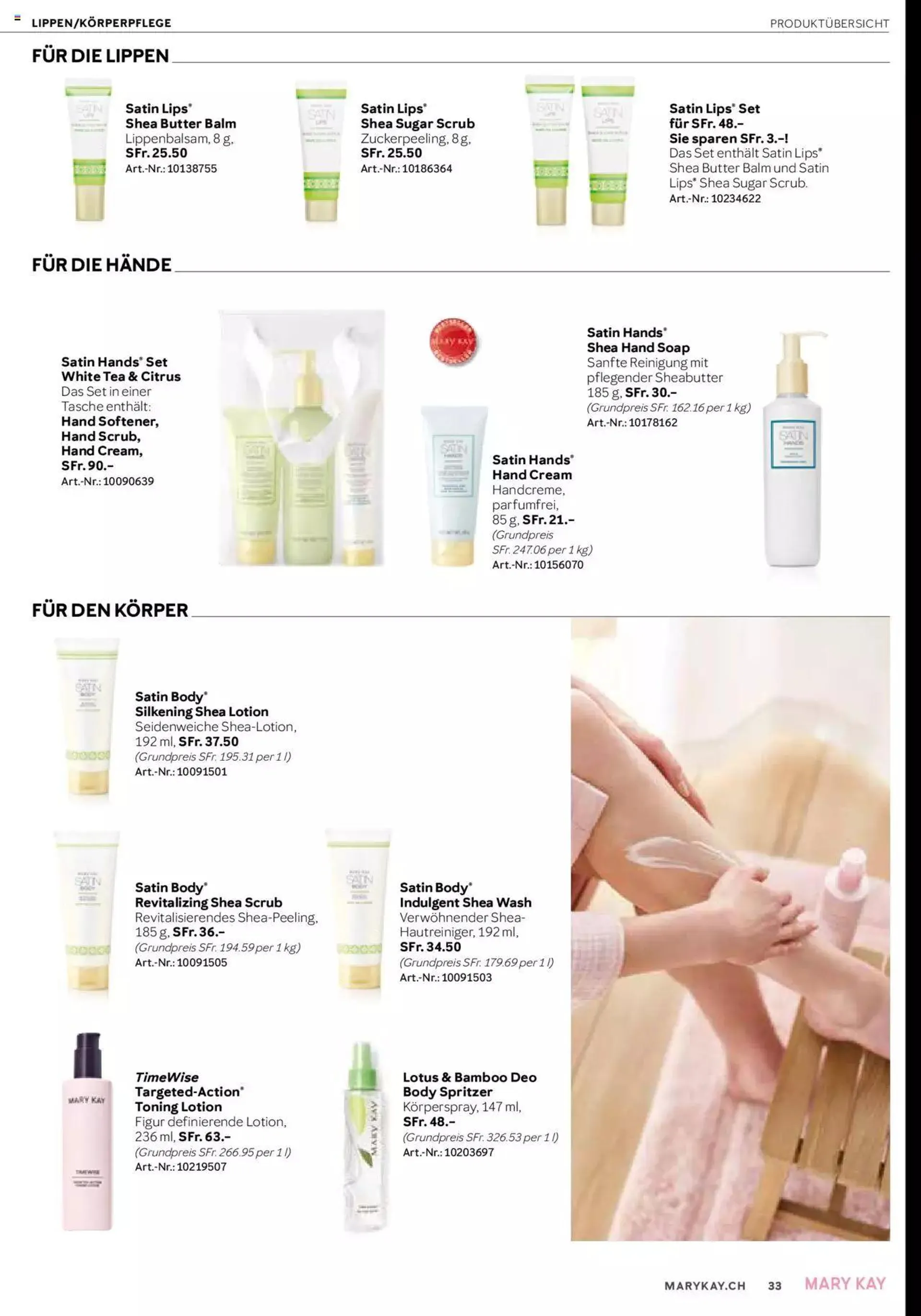 Mary Kay Aktionen von 16. April bis 31. Dezember 2024 - Prospekt seite  33