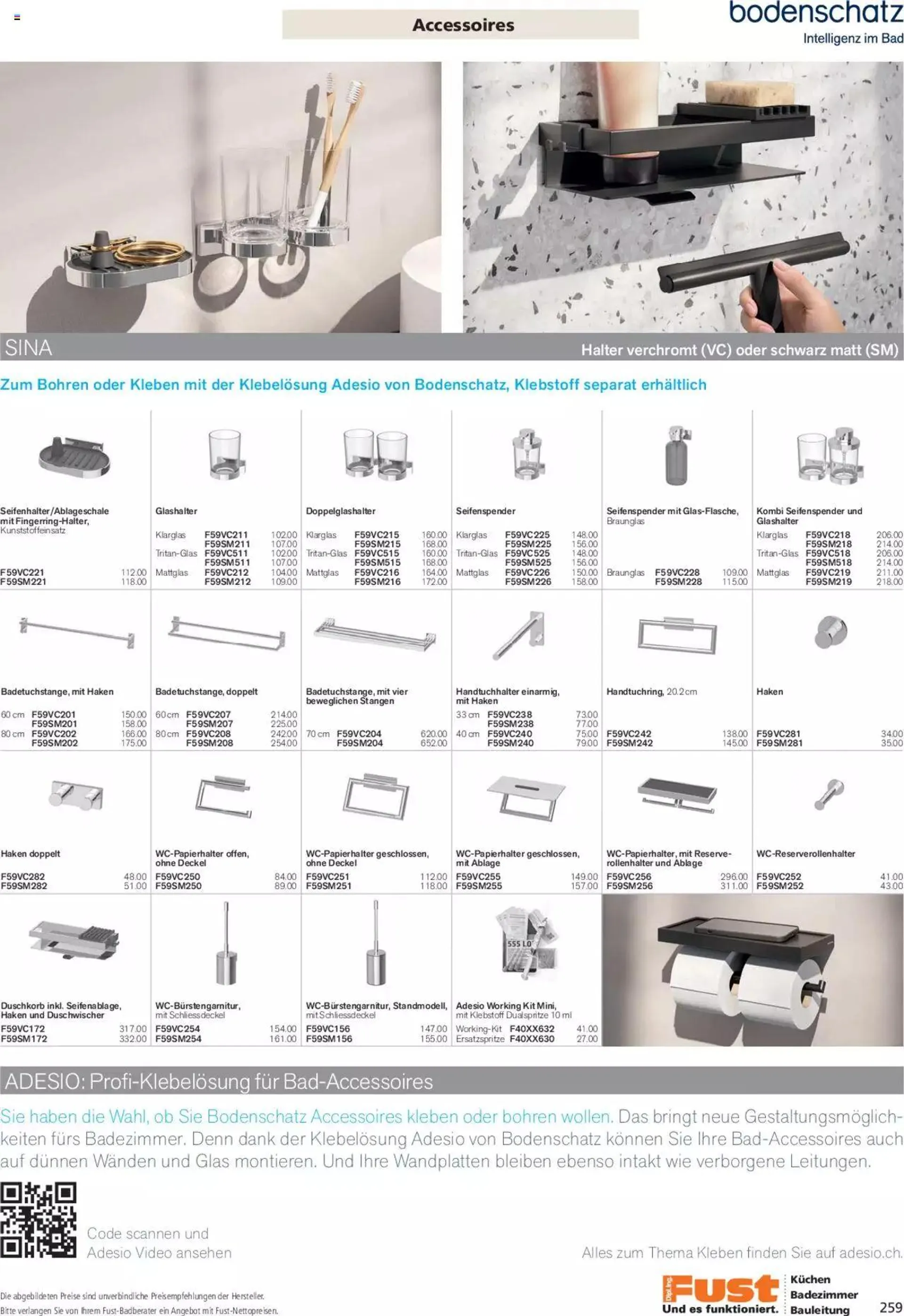 Fust Aktionen Badezimmermagazin von 17. April bis 31. Dezember 2024 - Prospekt seite  259