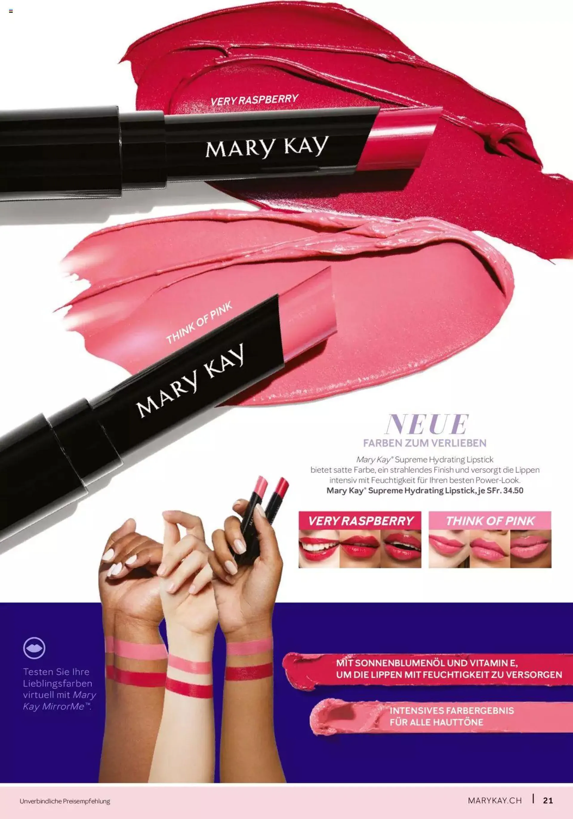 Mary Kay Aktionen von 16. Januar bis 31. Dezember 2023 - Prospekt seite  21