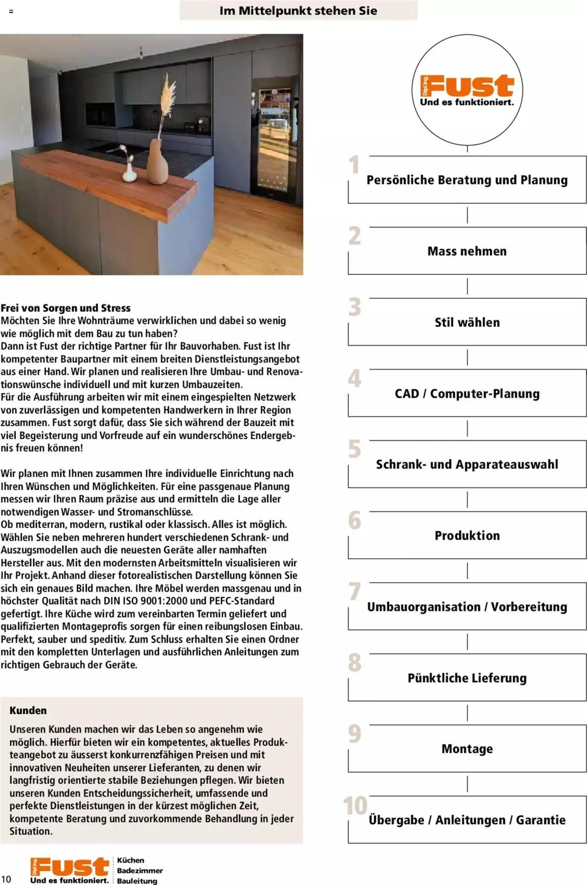 Fust - Küchenmagazin - Riesenauswahl von 22. Februar bis 31. Dezember 2023 - Prospekt seite  10
