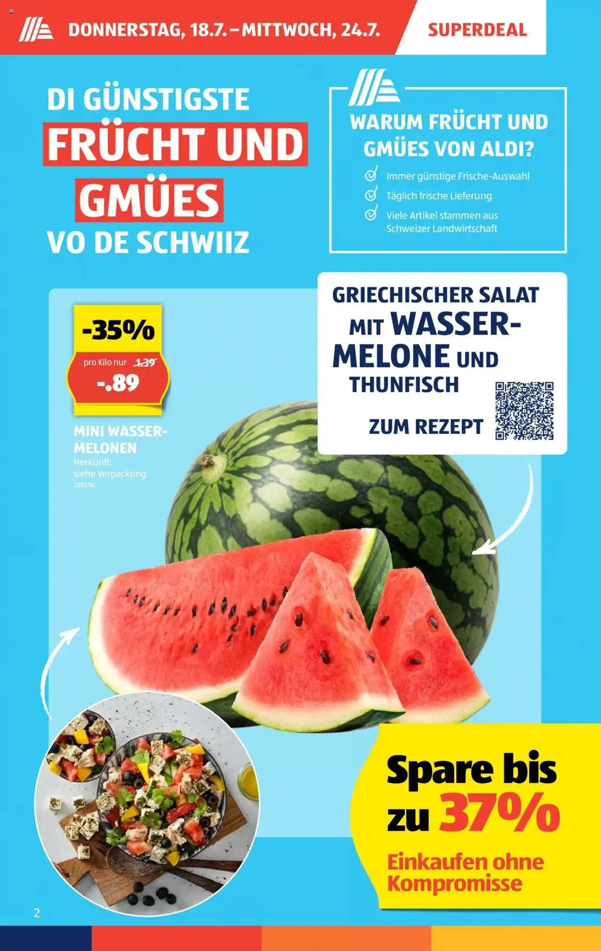 Aldi Aktionen von 18. Juli bis 24. Juli 2024 - Prospekt seite  2