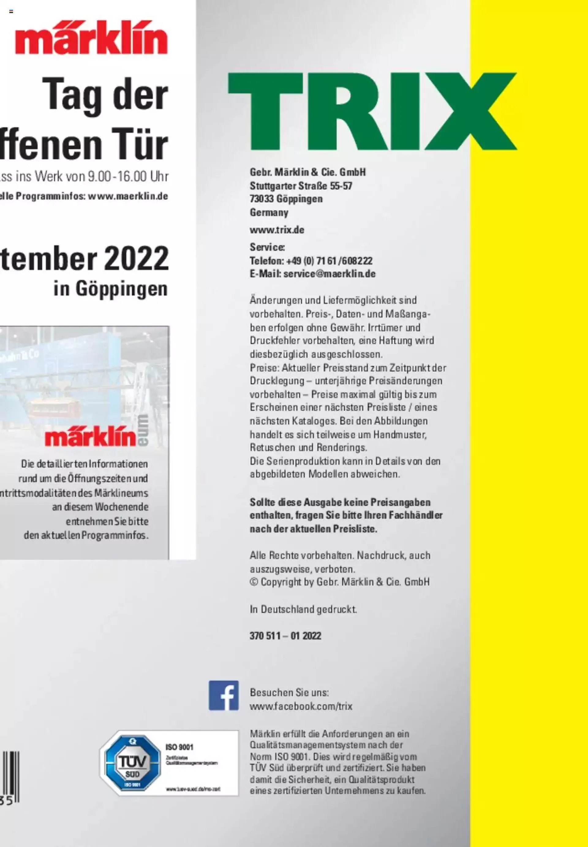 Conrad - TRIX H0 Neuheiten 2022 von 28. März bis 31. Dezember 2023 - Prospekt seite  272
