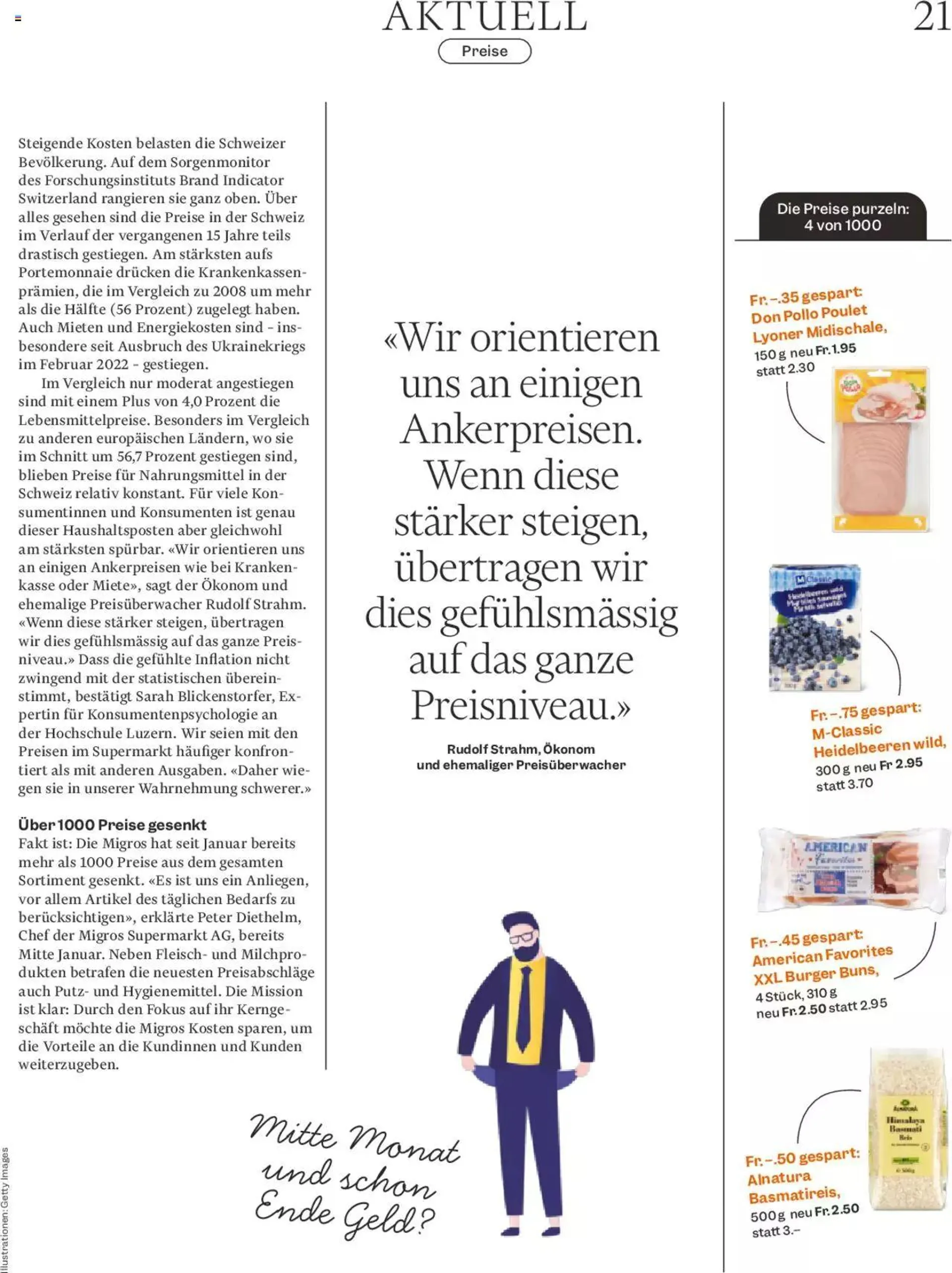 Migros - Magazin von 23. April bis 29. April 2024 - Prospekt seite  21