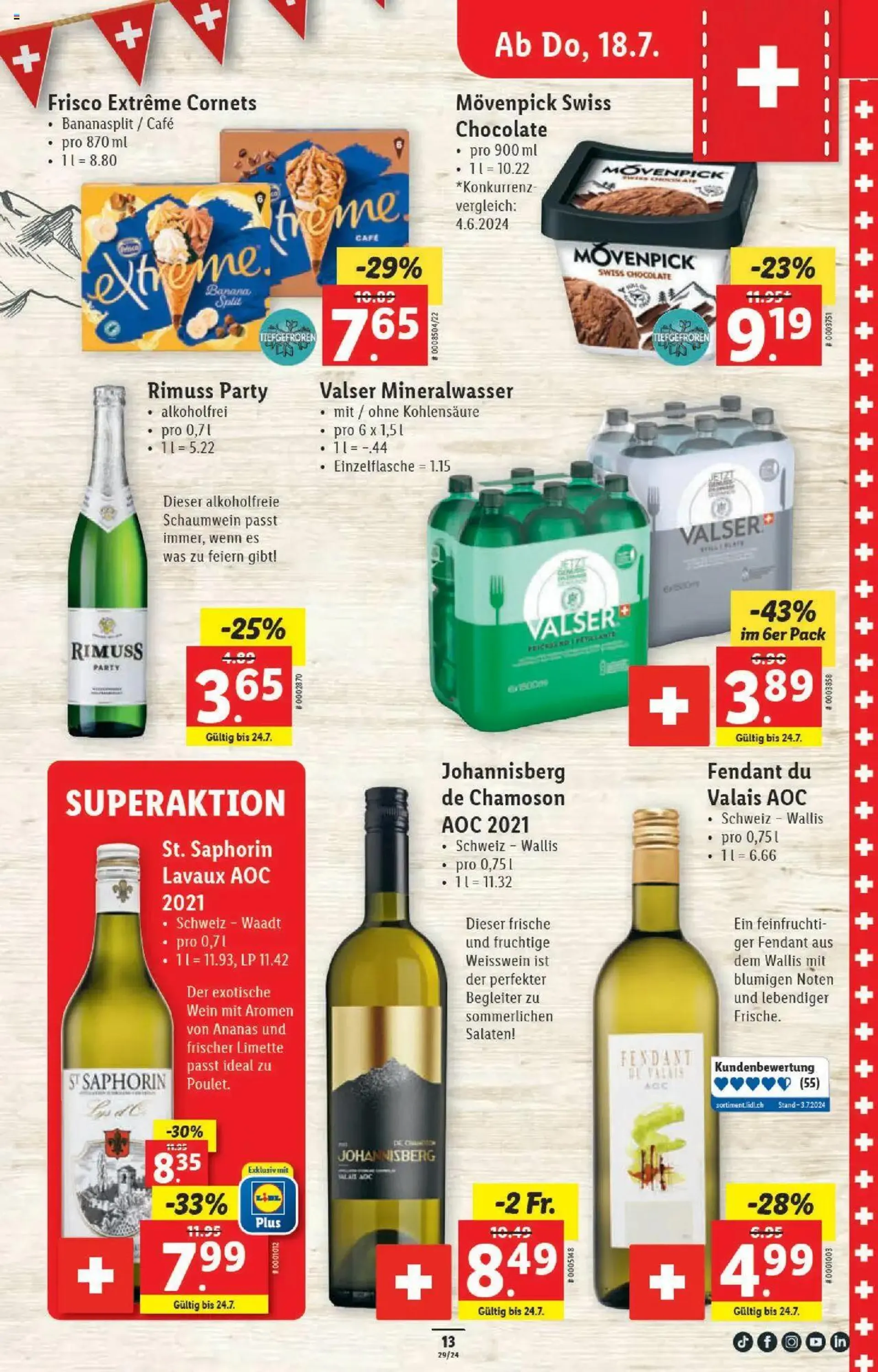 Lidl Aktionen von 18. Juli bis 24. Juli 2024 - Prospekt seite  13