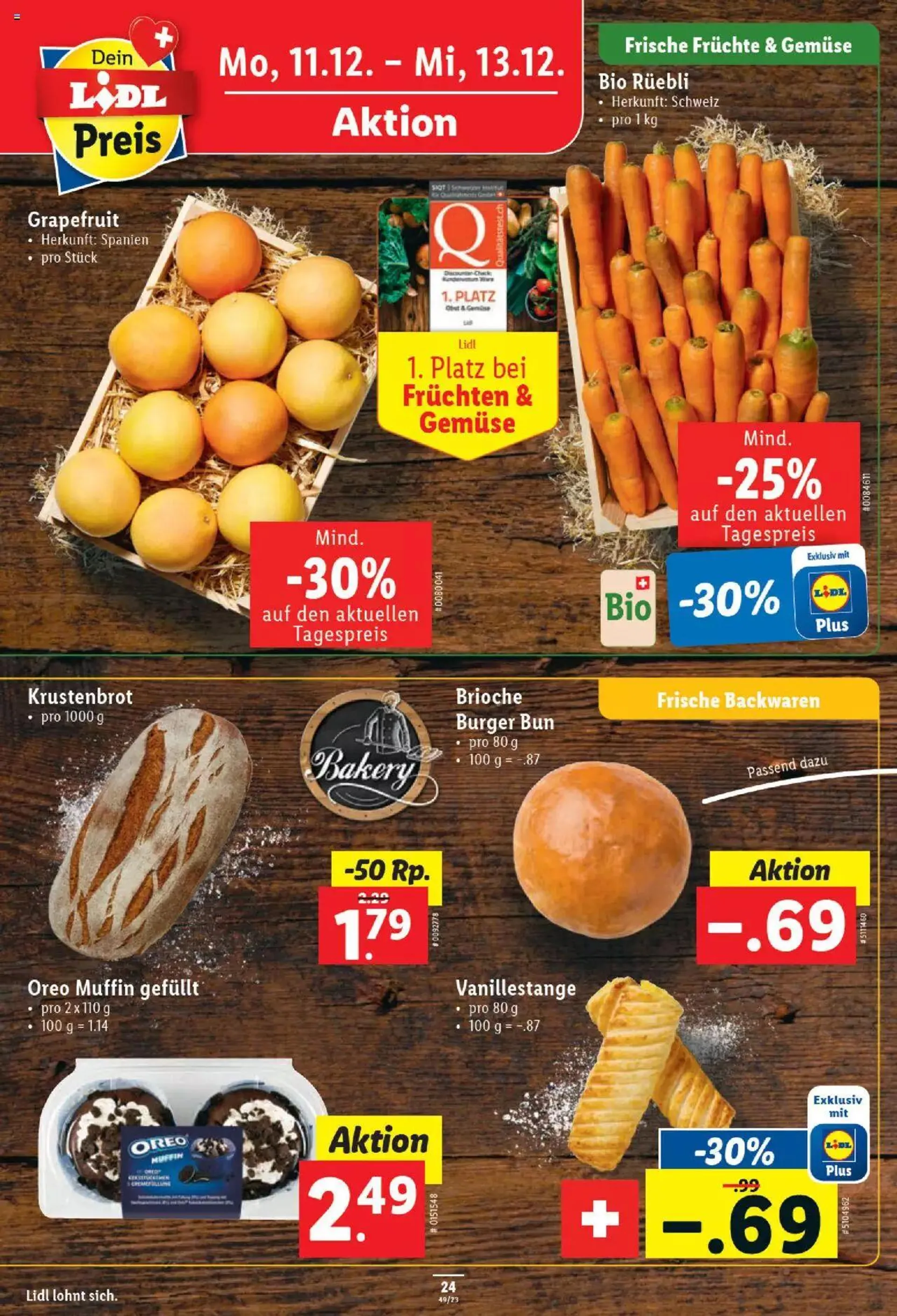 Lidl Aktionen von 7. Dezember bis 13. Dezember 2023 - Prospekt seite  24