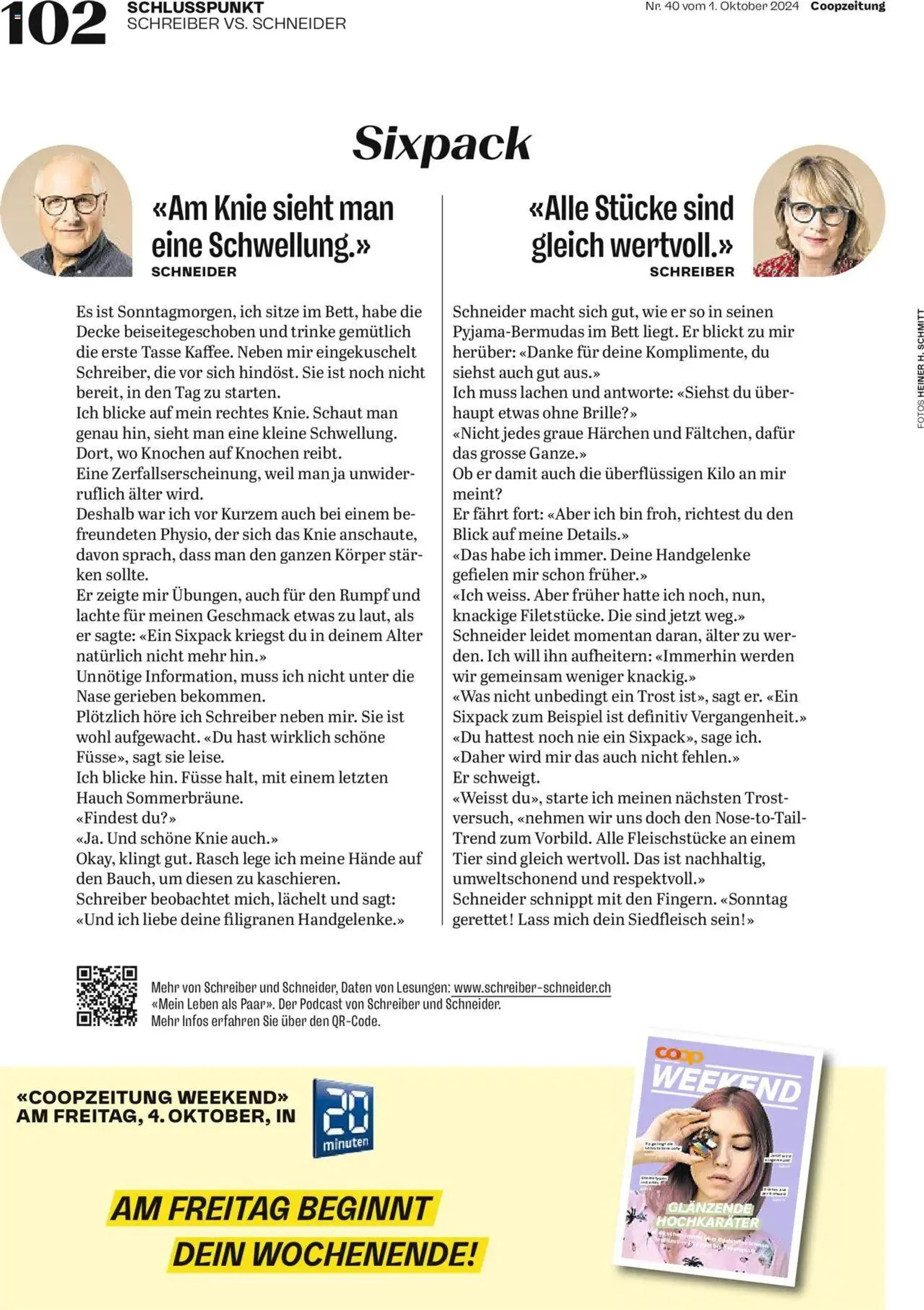 Coop - Magazin von 1. Oktober bis 7. Oktober 2024 - Prospekt seite  102