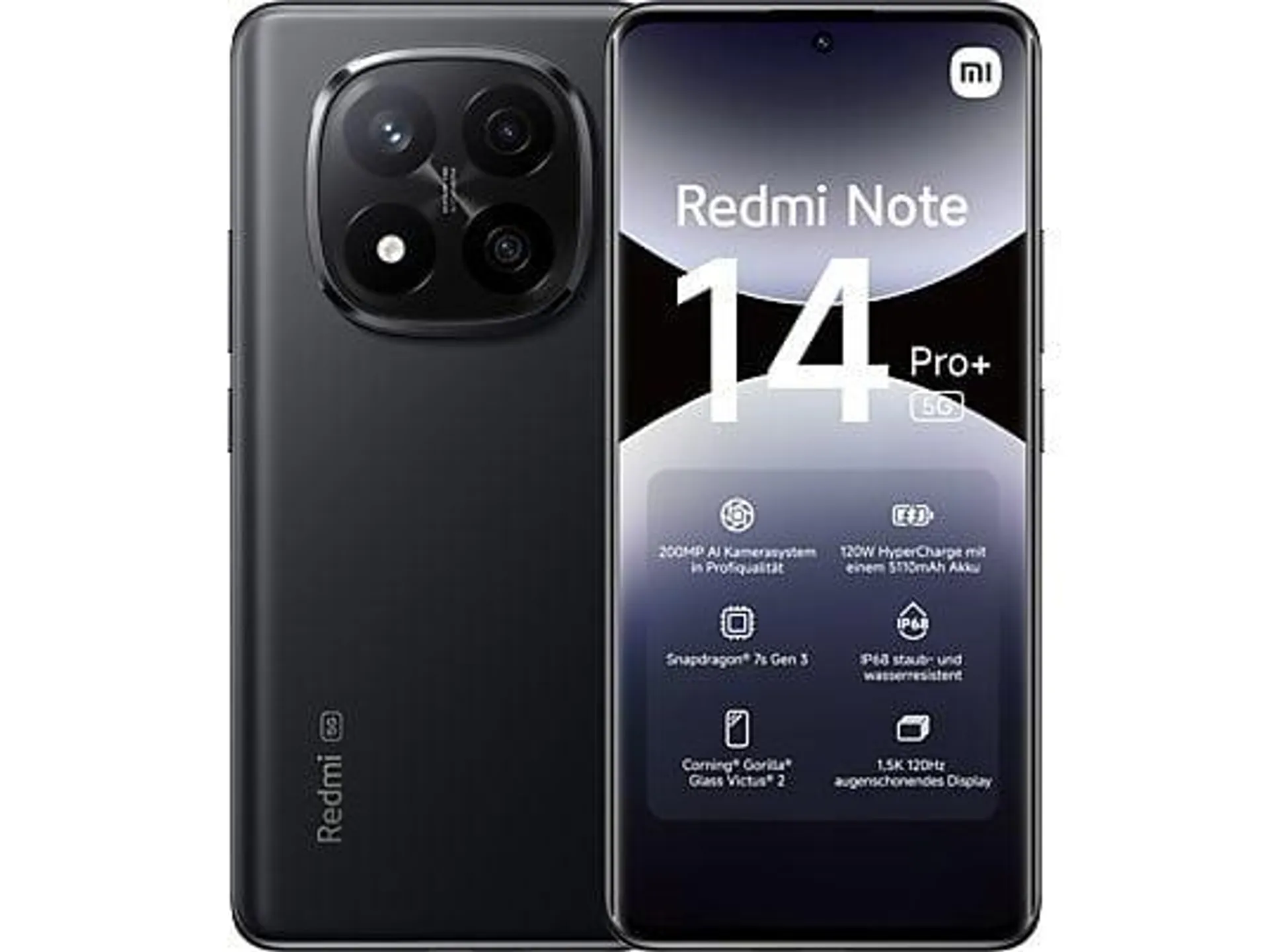 XIAOMI Redmi Note 14 Pro+ 5G 512 GB Midnight Black Dual SIM