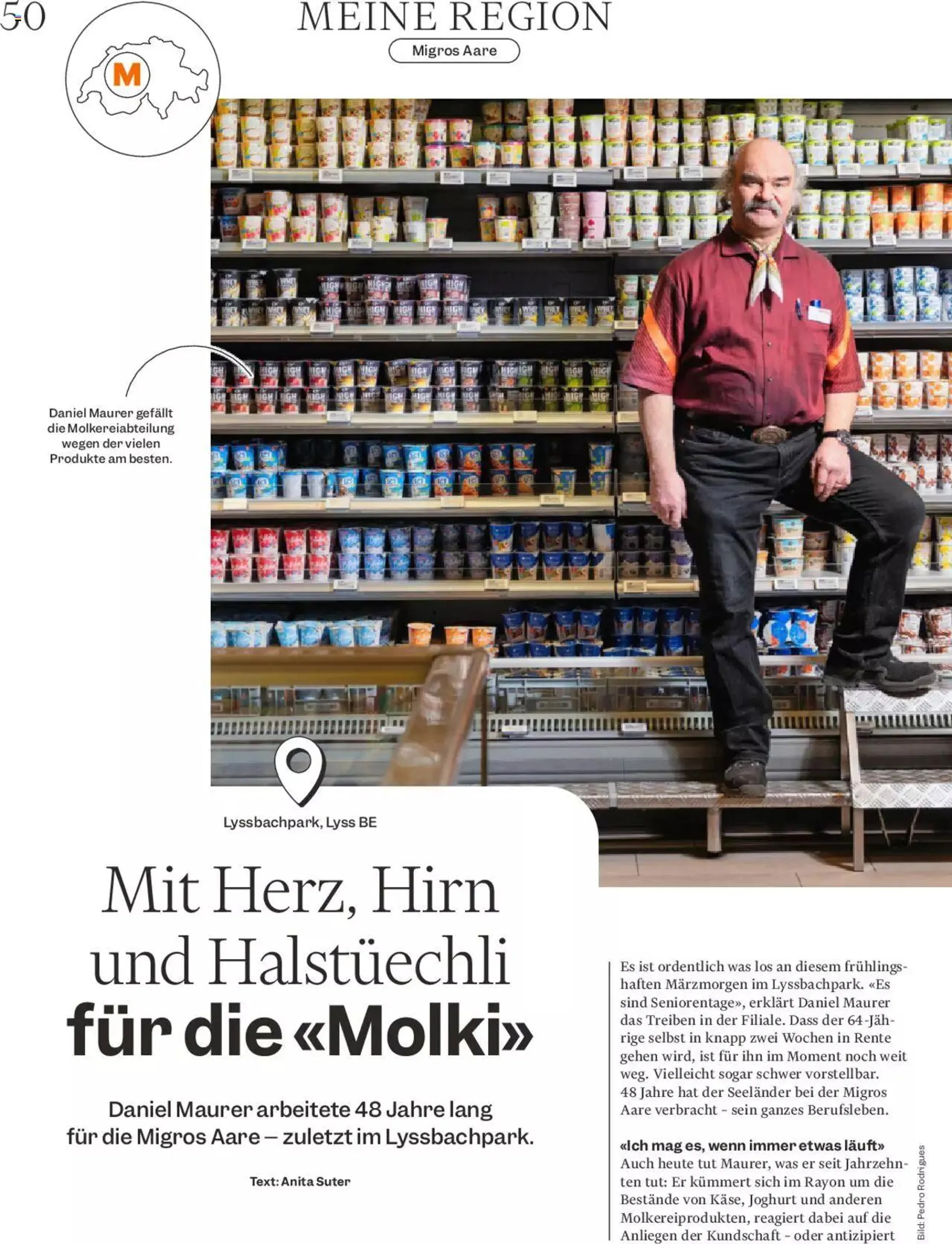 Migros - Magazin von 23. April bis 29. April 2024 - Prospekt seite  50
