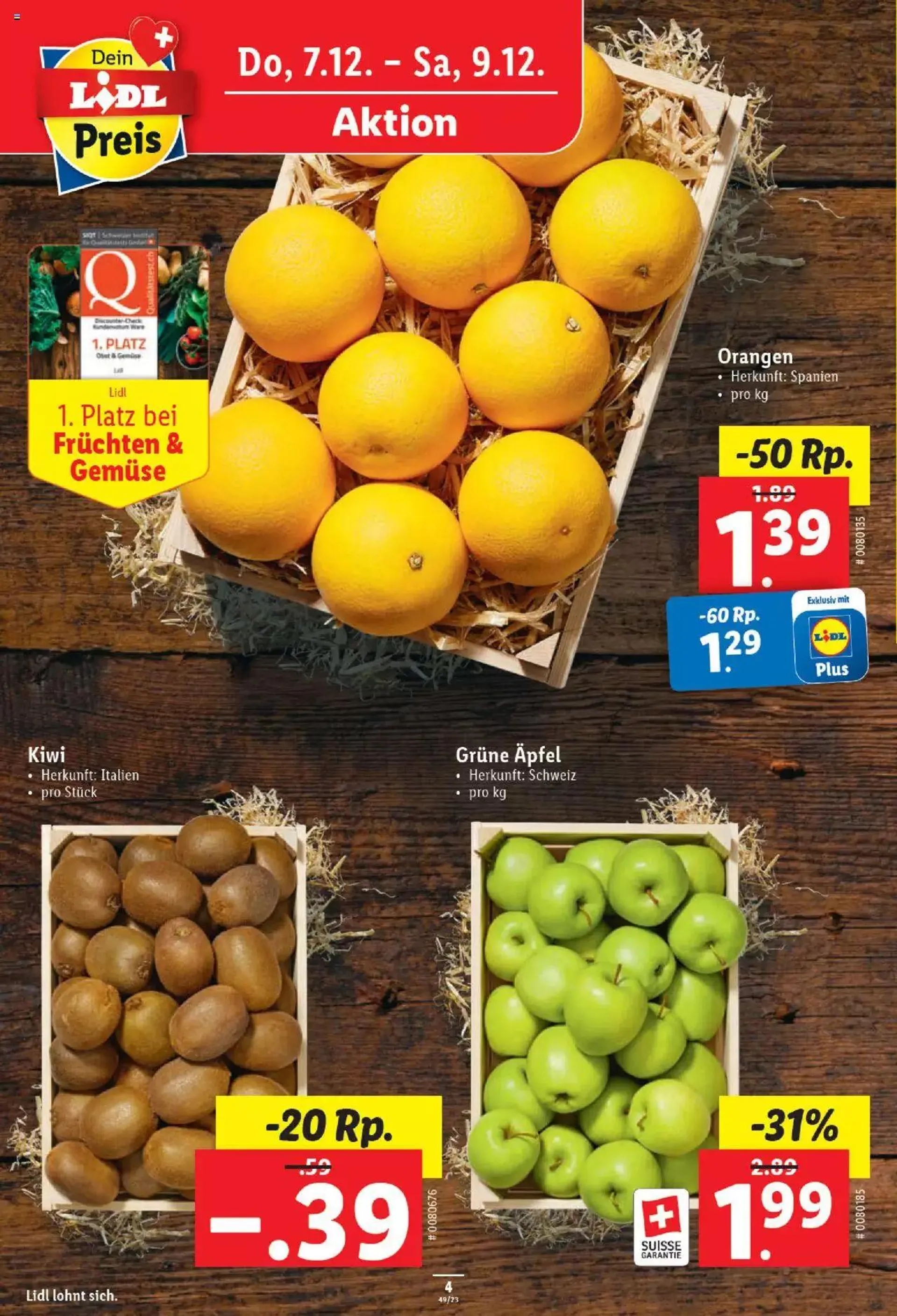Lidl Aktionen von 7. Dezember bis 13. Dezember 2023 - Prospekt seite  4