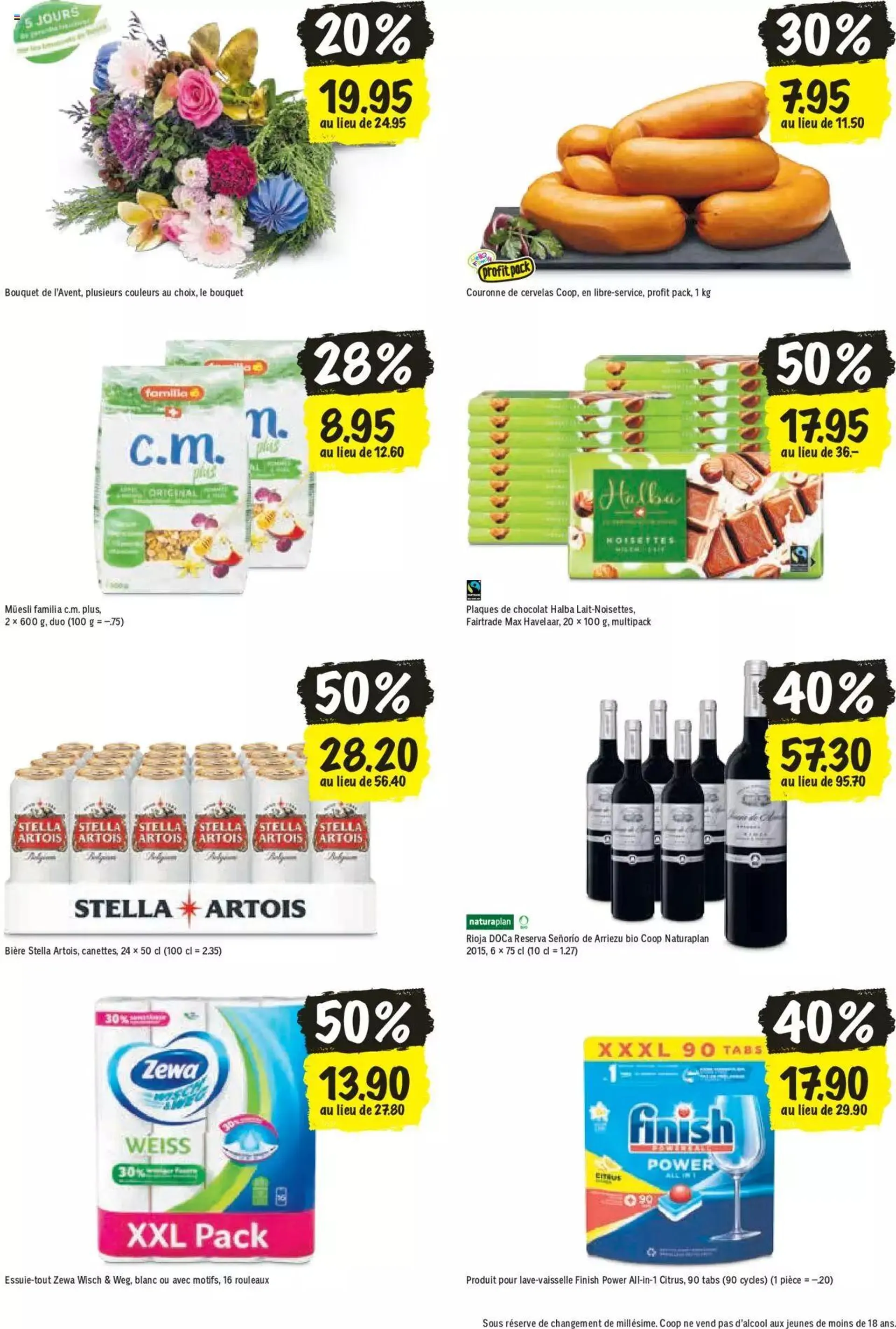 Coop - Les actions de la semaine von 5. Dezember bis 10. Dezember 2023 - Prospekt seite  22