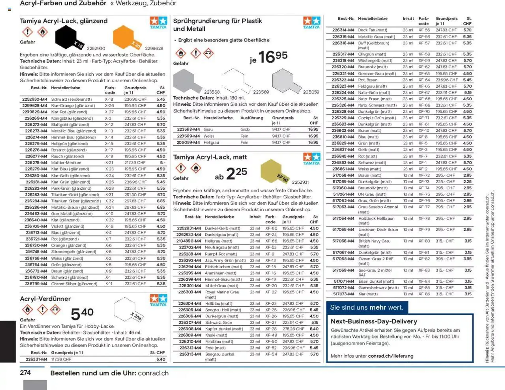 Conrad Modellbahn Katalog 2023/24 von 5. September bis 31. Dezember 2023 - Prospekt seite  276