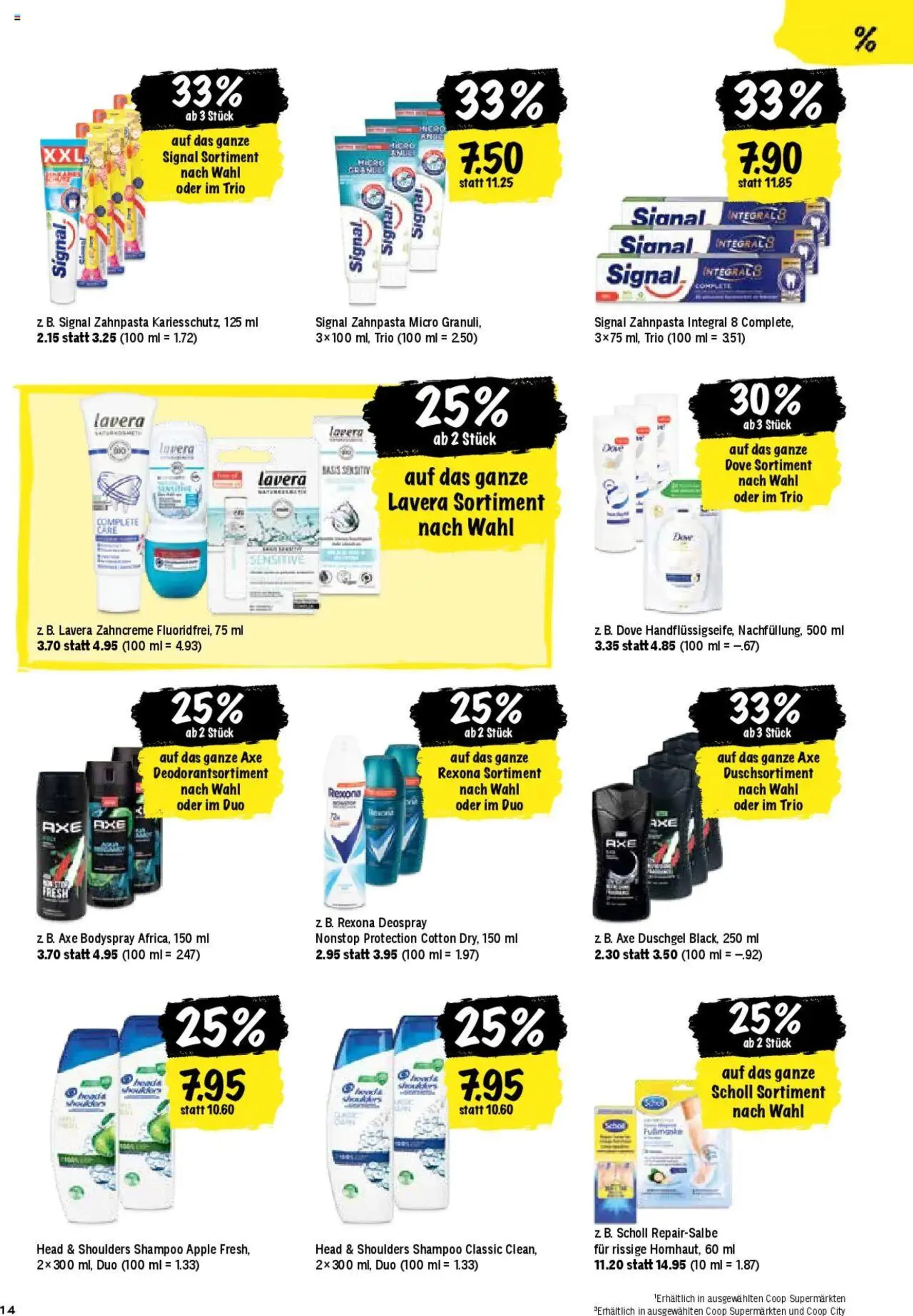 Coop Aktionen von 6. August bis 11. August 2024 - Prospekt seite  14