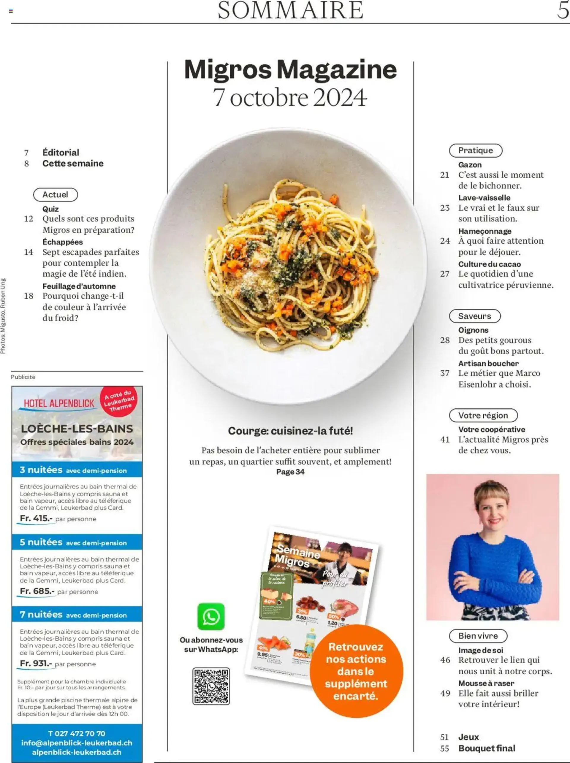 Migros Magazin FR von 7. Oktober bis 31. Dezember 2024 - Prospekt seite  5