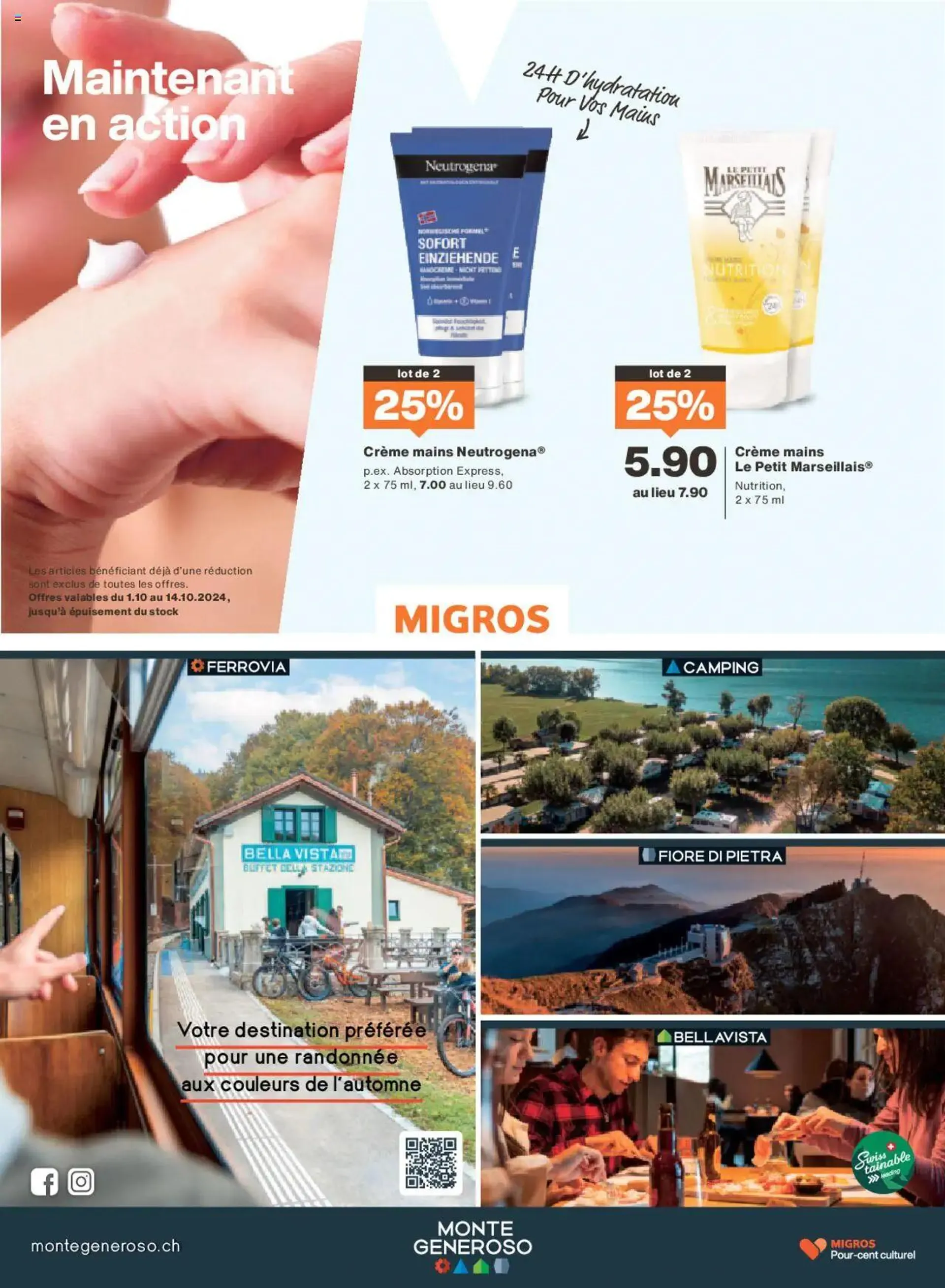 Migros - Magazin FR von 30. September bis 6. Oktober 2024 - Prospekt seite  54