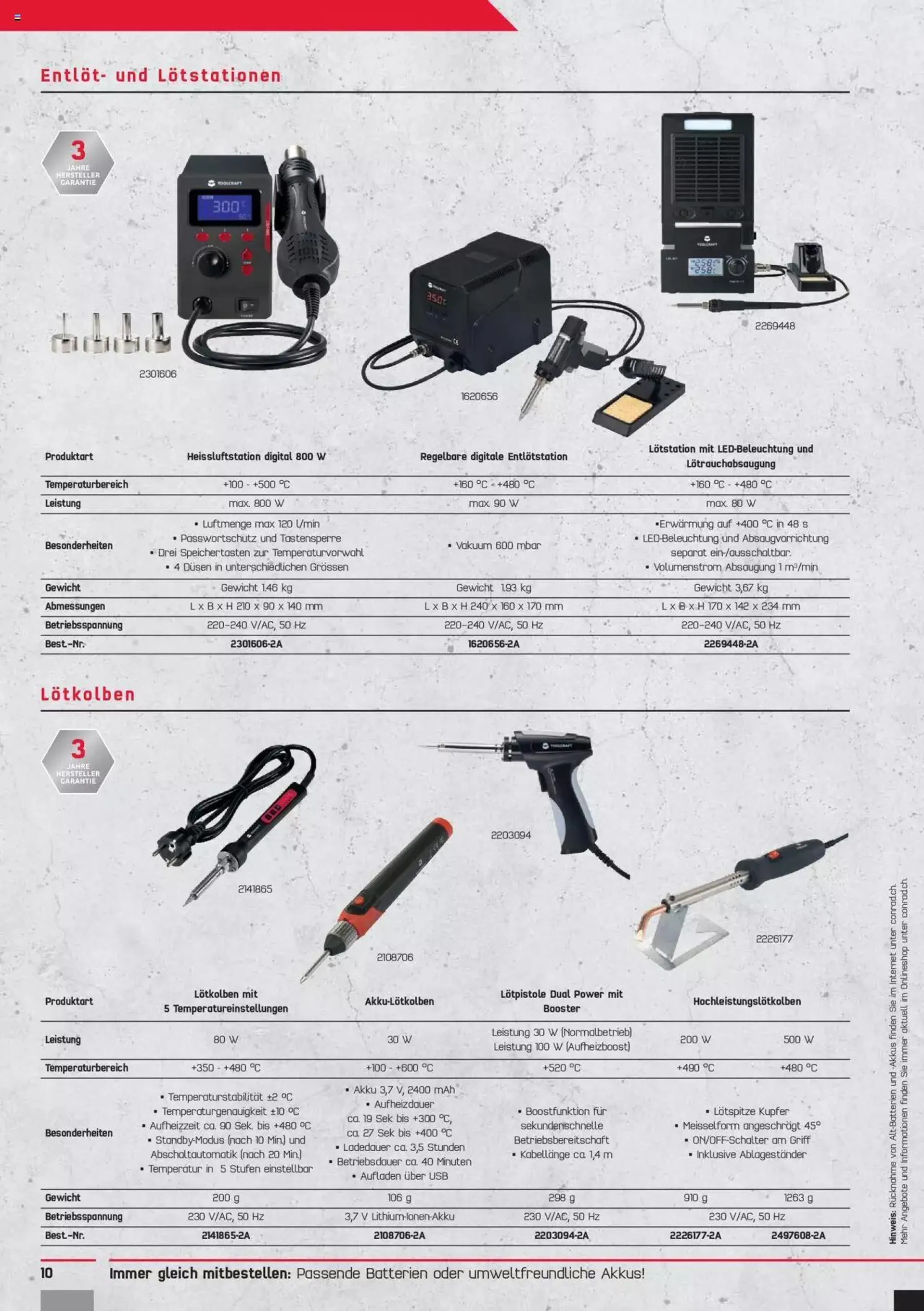 Conrad Aktionen Toolcraft von 27. Februar bis 31. Dezember 2024 - Prospekt seite  10