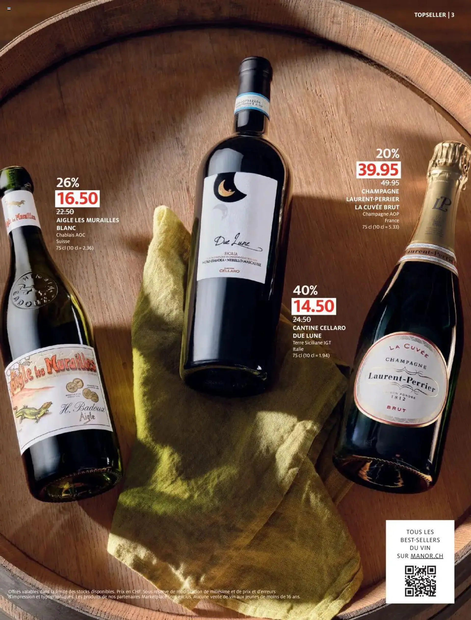 Manor Catalogue des vins von 8. September bis 6. Oktober 2024 - Prospekt seite  3