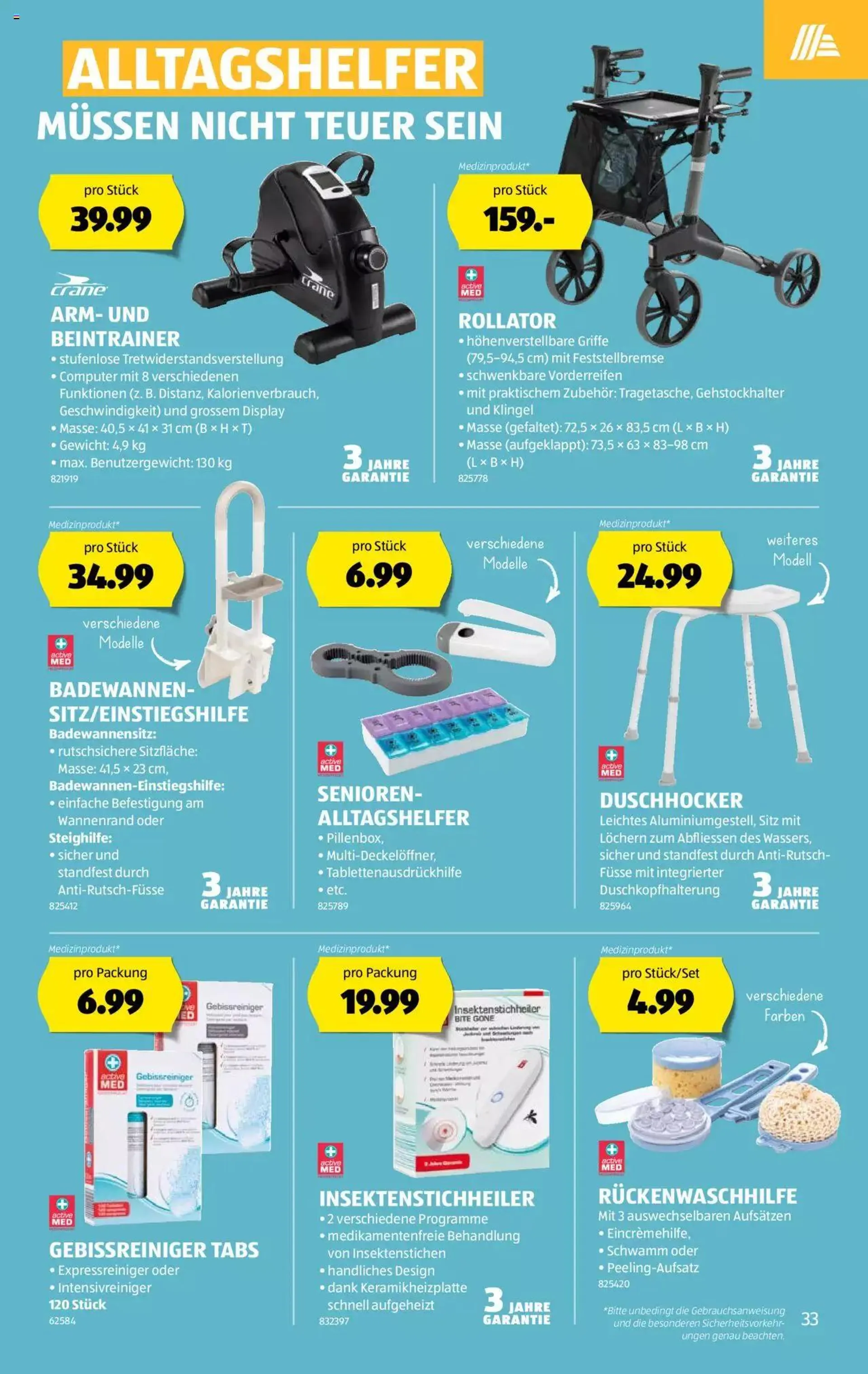 Aldi Aktionen von 4. Juli bis 10. Juli 2024 - Prospekt seite  33