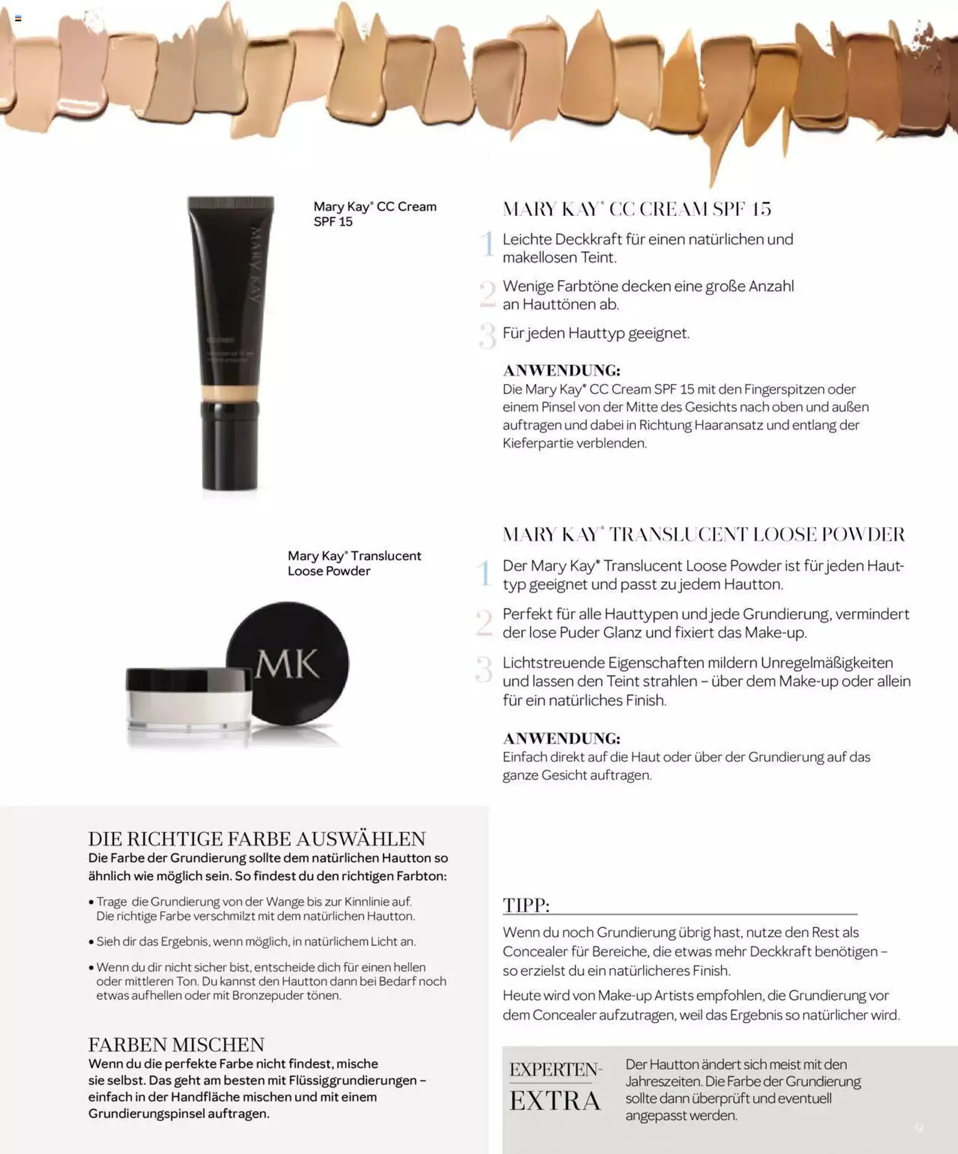 Mary Kay - Make-up Trainer von 16. September bis 31. Dezember 2023 - Prospekt seite  9