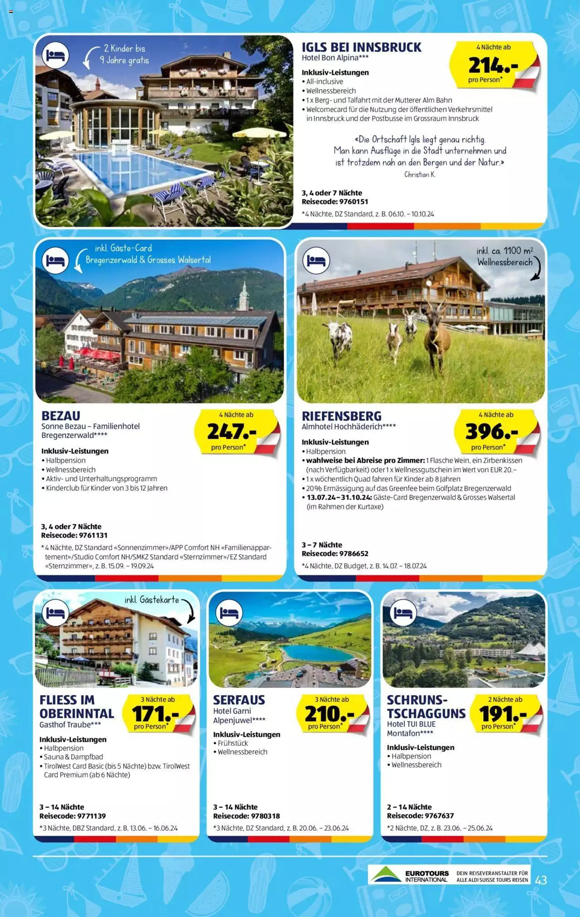 Aldi Aktionen von 13. Juni bis 19. Juni 2024 - Prospekt seite  43