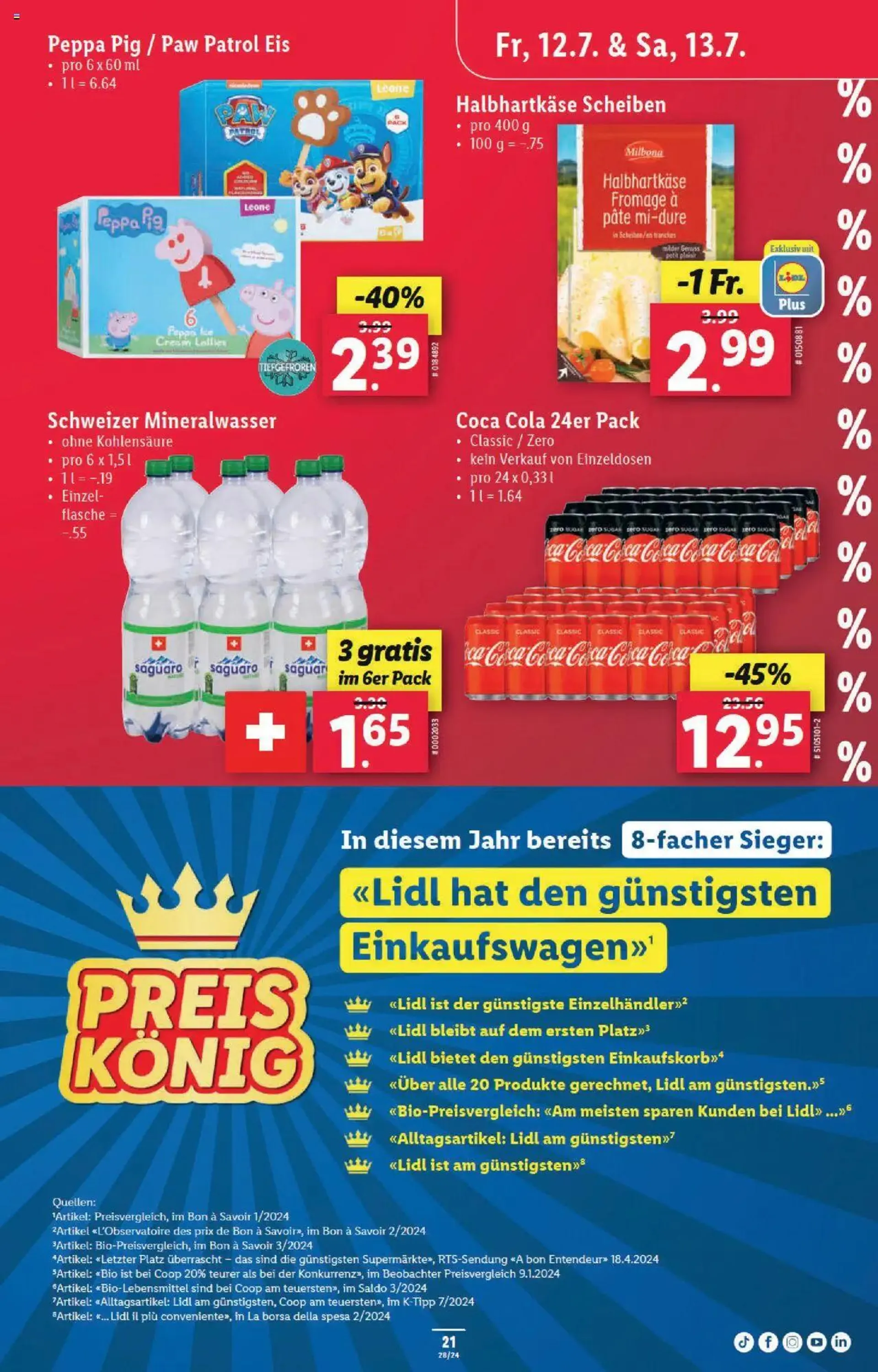 Lidl Aktionen von 11. Juli bis 17. Juli 2024 - Prospekt seite  21