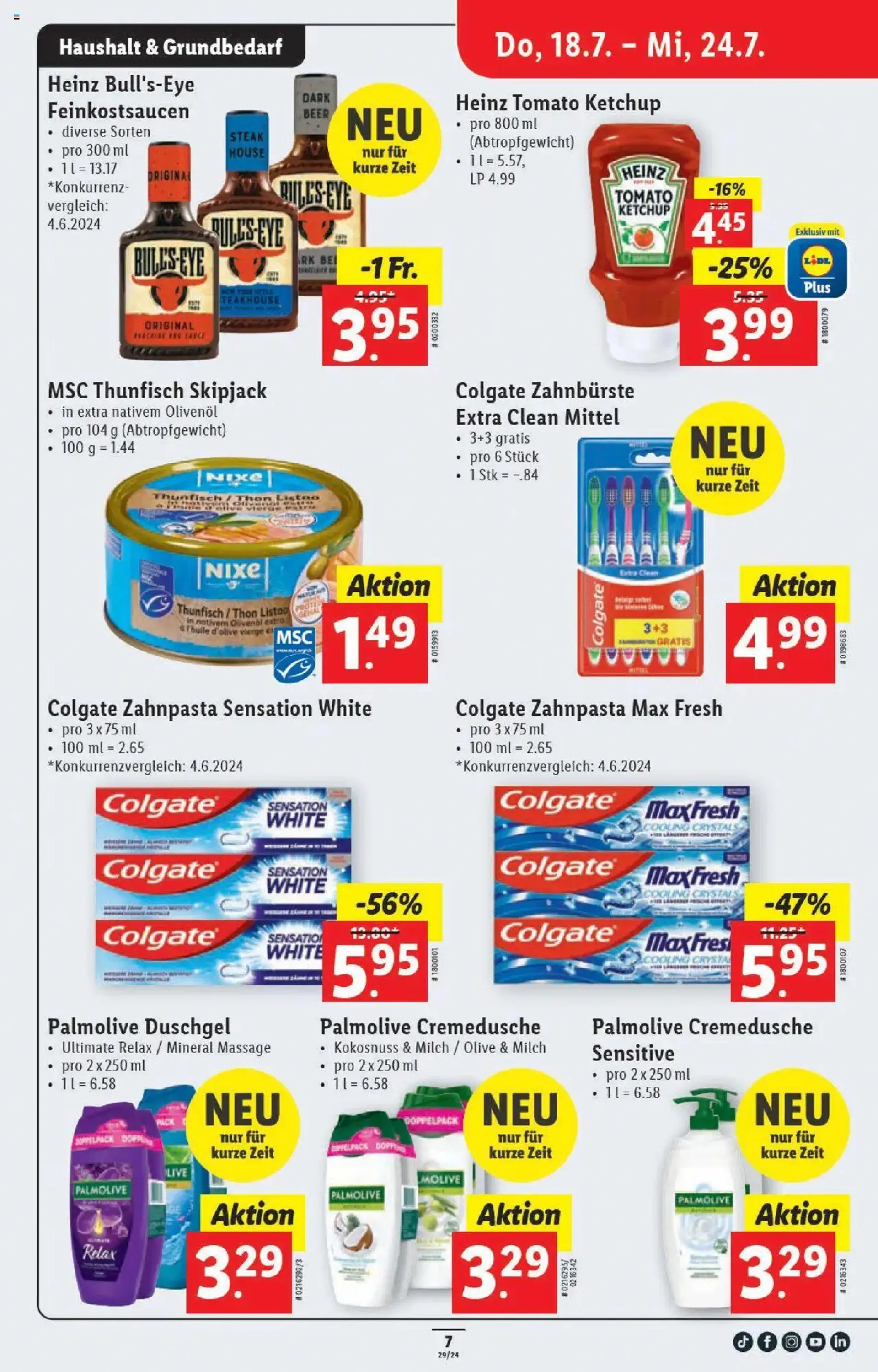 Lidl Aktionen von 18. Juli bis 24. Juli 2024 - Prospekt seite  7