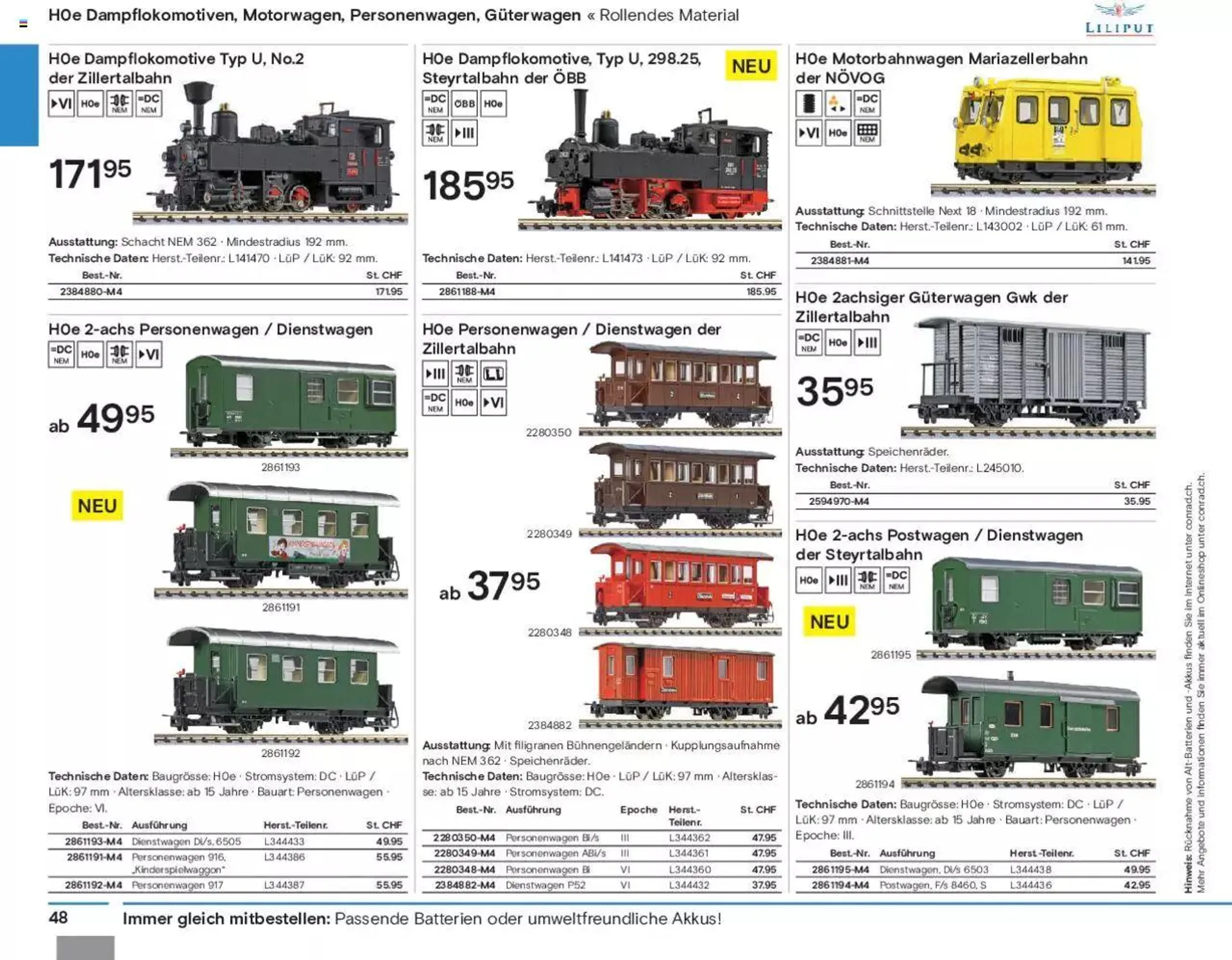Conrad Modellbahn Katalog 2023/24 von 5. September bis 31. Dezember 2023 - Prospekt seite  50